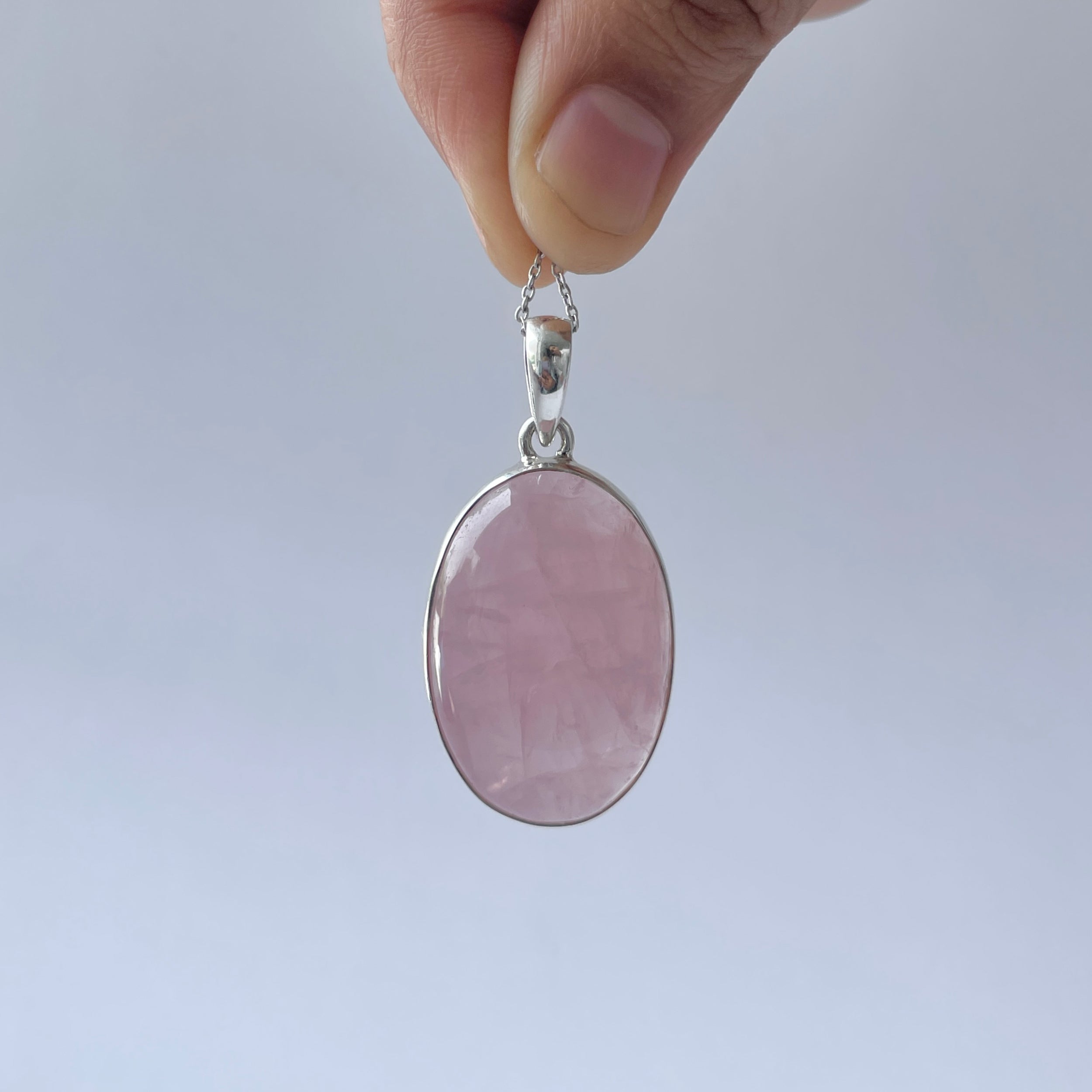 Rose Quartz Pendant-(RSQ-P-73.)