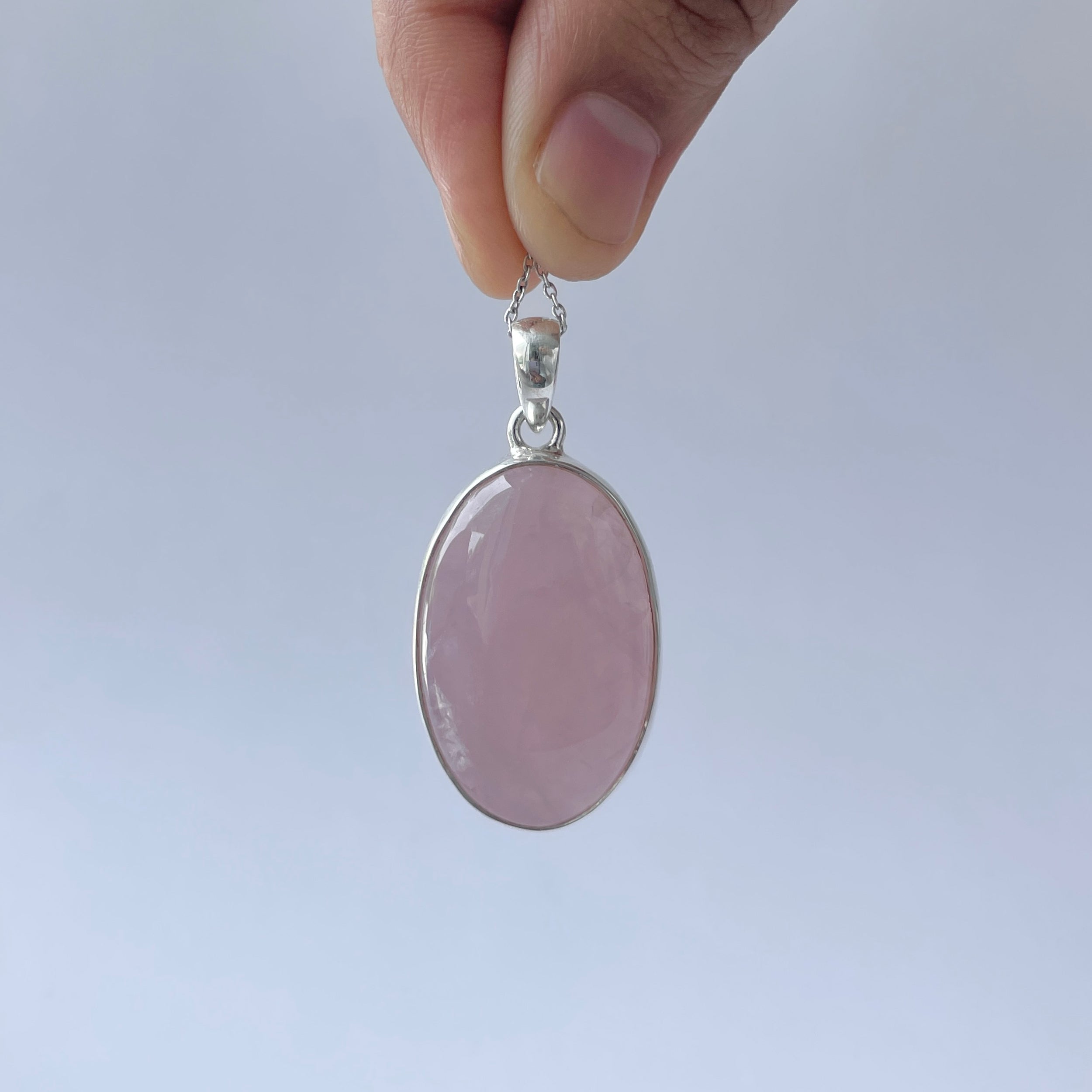 Rose Quartz Pendant-(RSQ-P-74.)