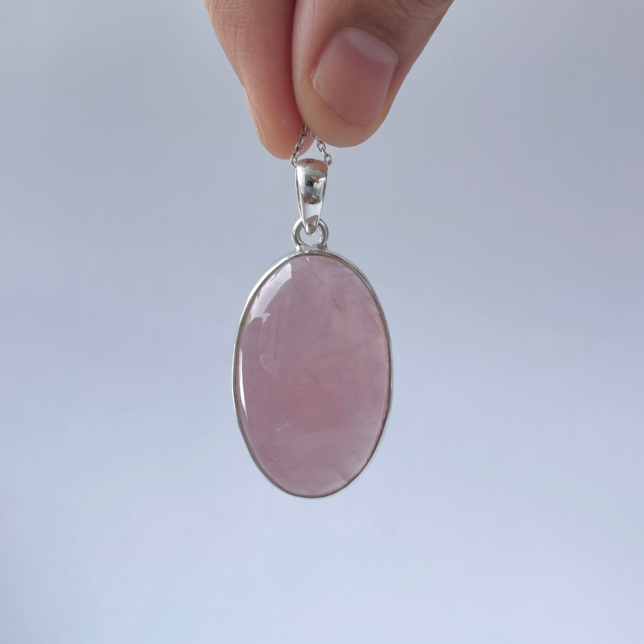 Rose Quartz Pendant-(RSQ-P-75.)