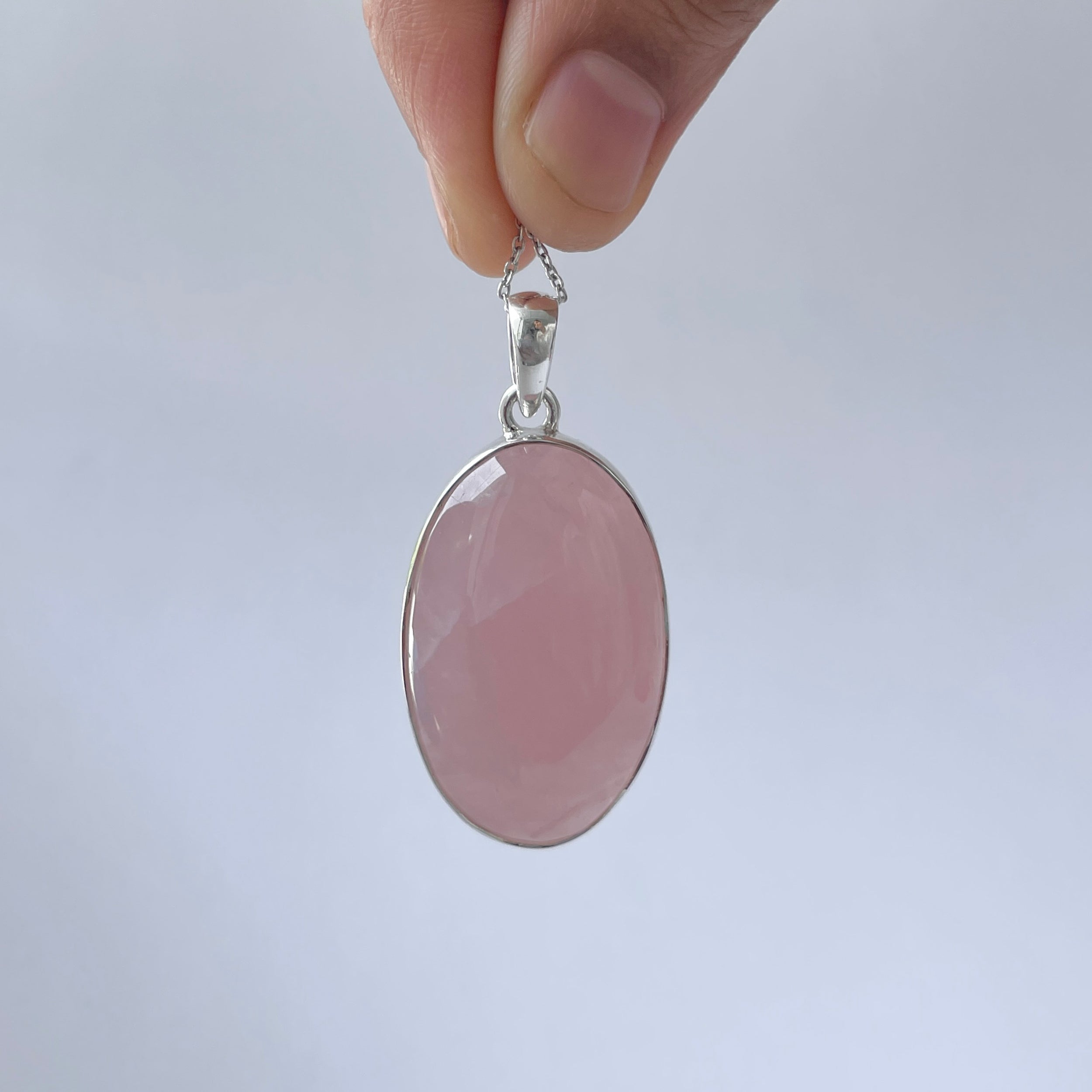 Rose Quartz Pendant-(RSQ-P-76.)