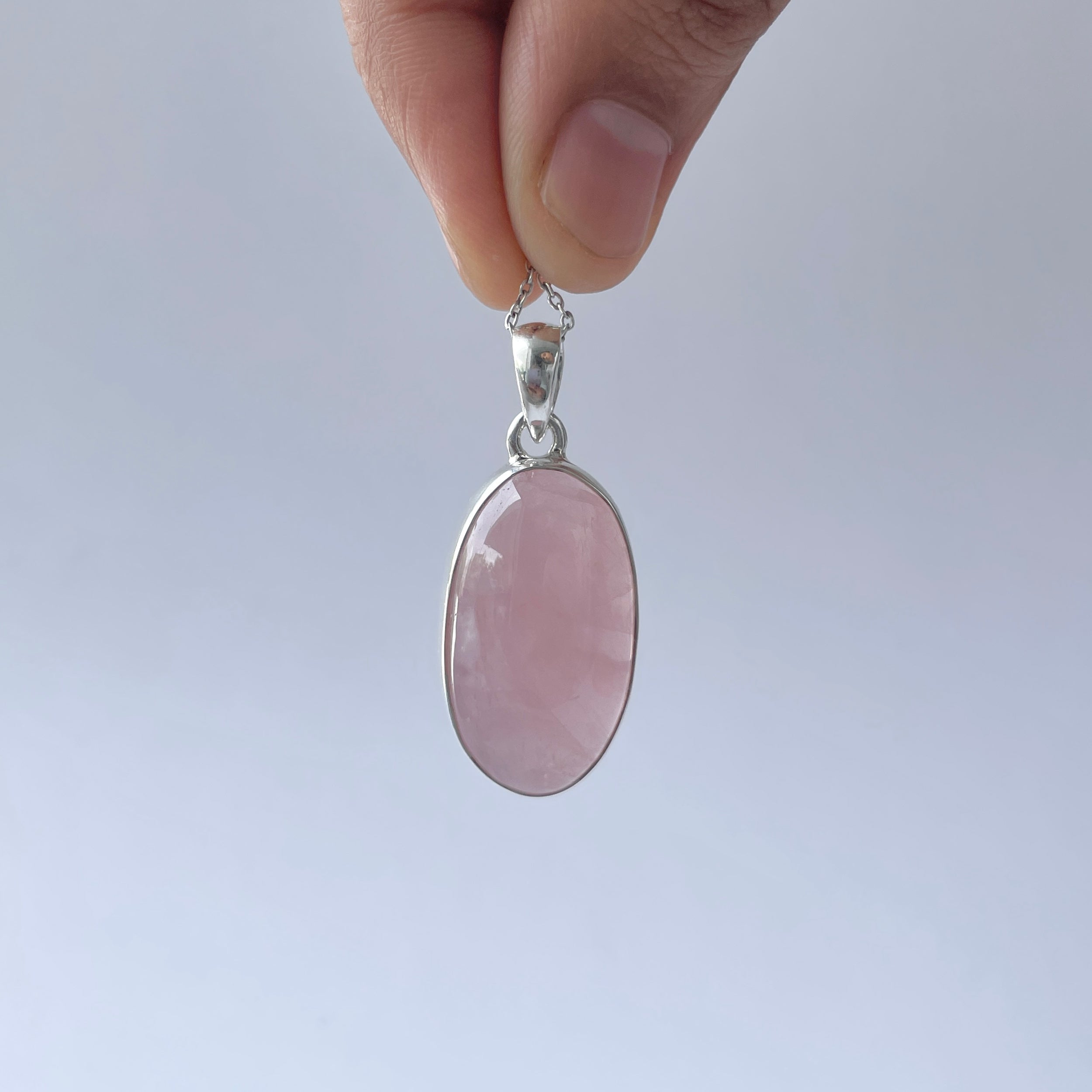 Rose Quartz Pendant-(RSQ-P-81.)