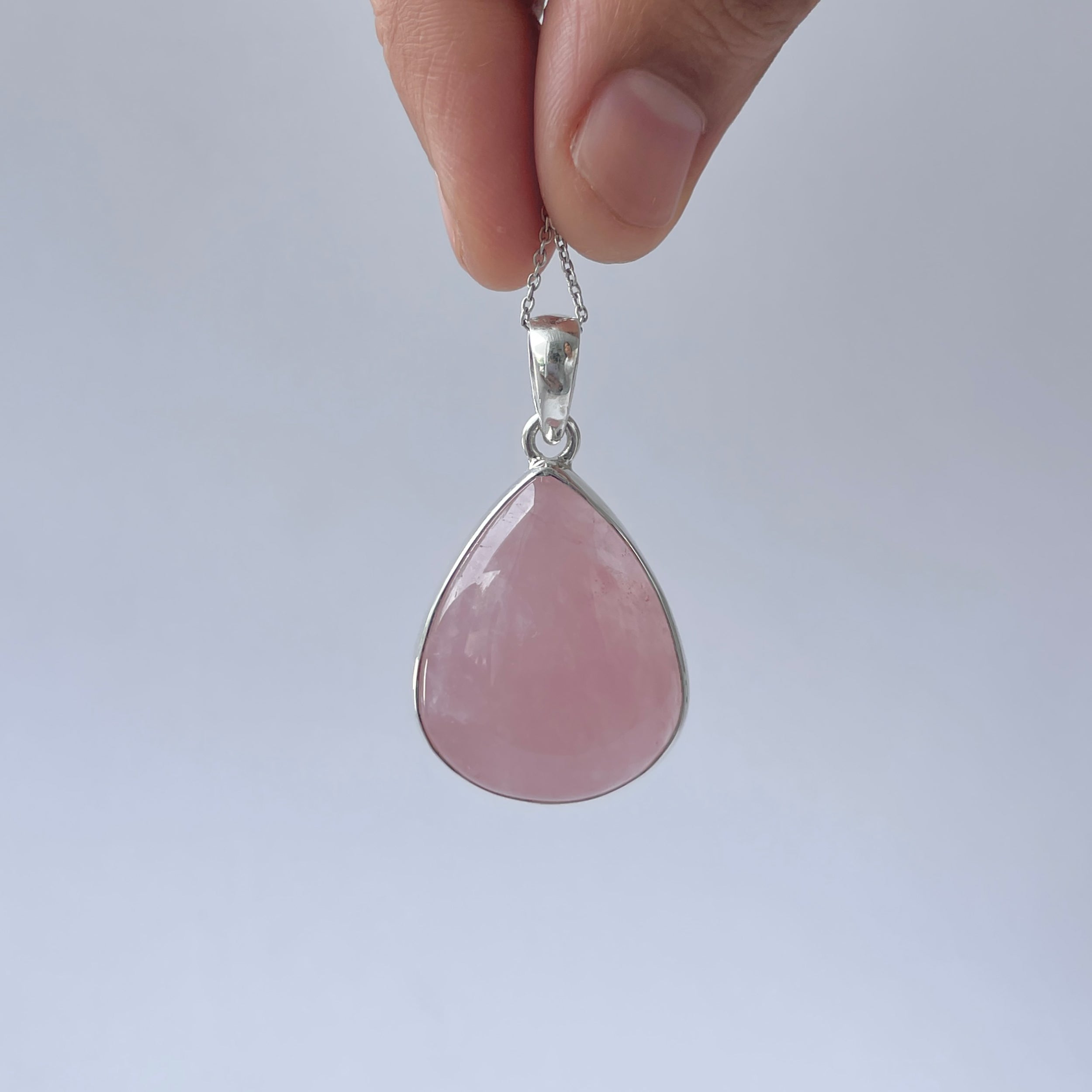 Rose Quartz Pendant-(RSQ-P-82.)