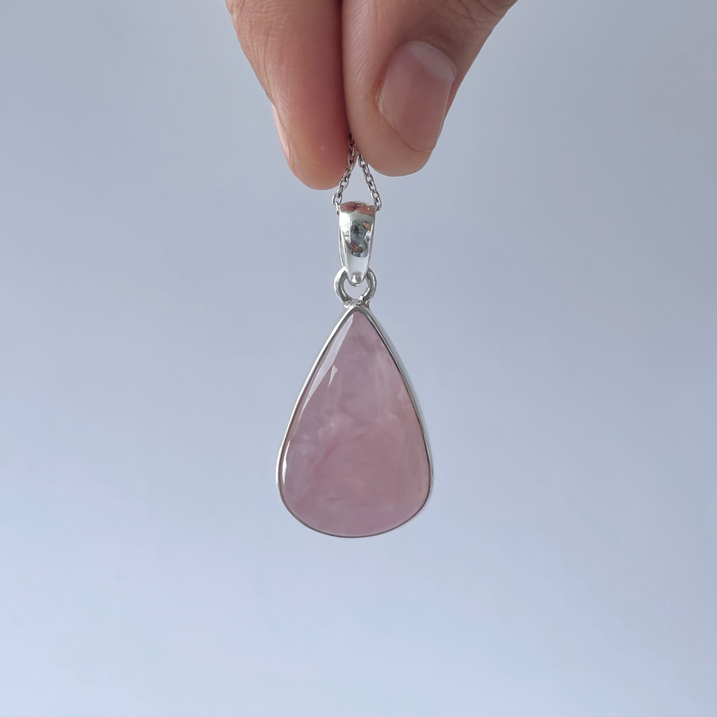 Rose Quartz Pendant-(RSQ-P-85.)