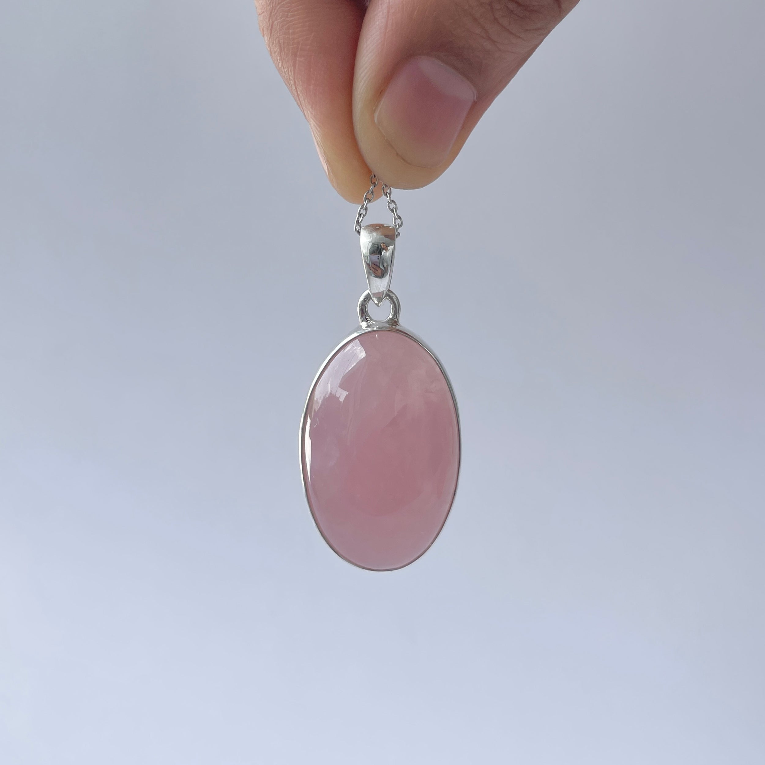 Rose Quartz Pendant-(RSQ-P-88.)