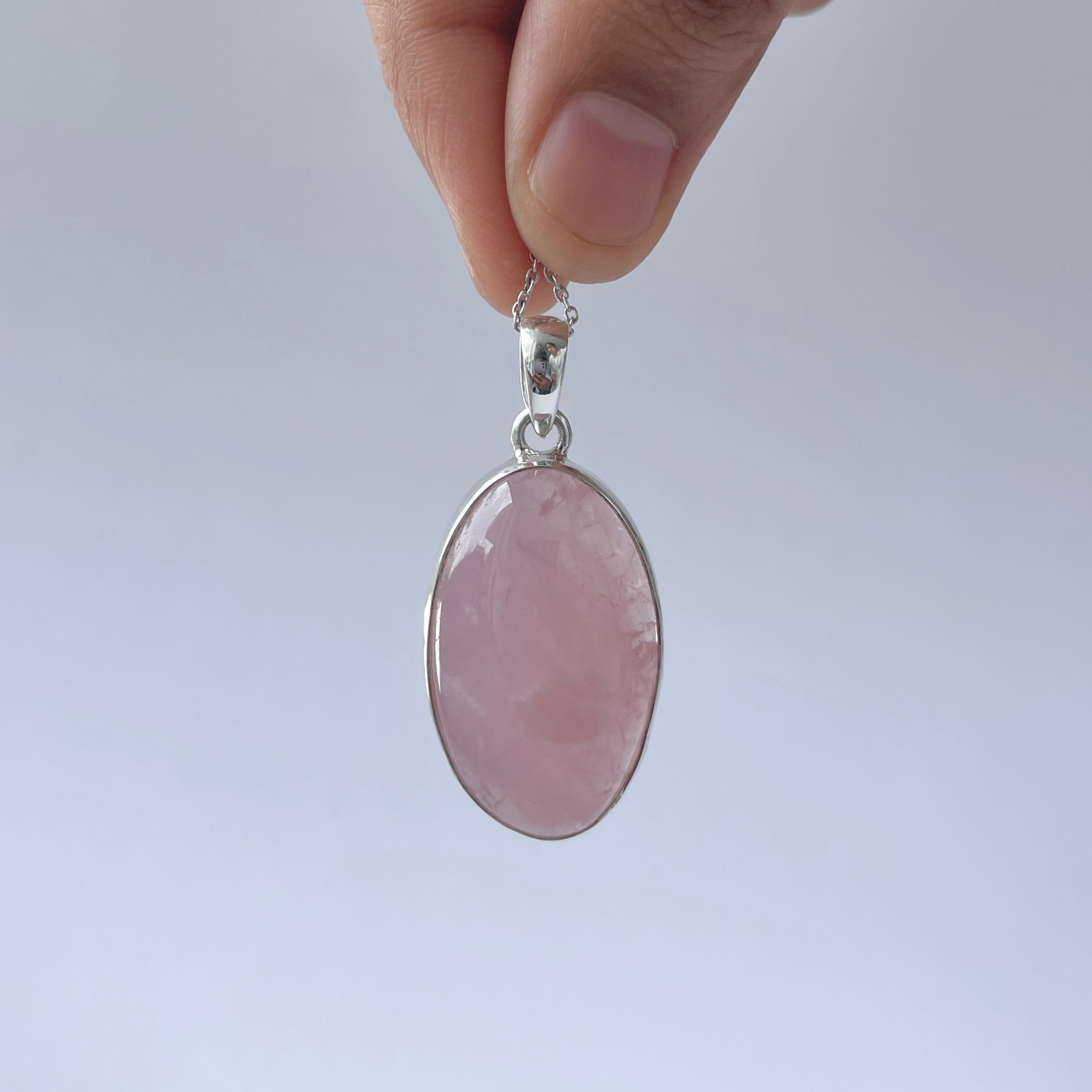 Rose Quartz Pendant-(RSQ-P-90.)