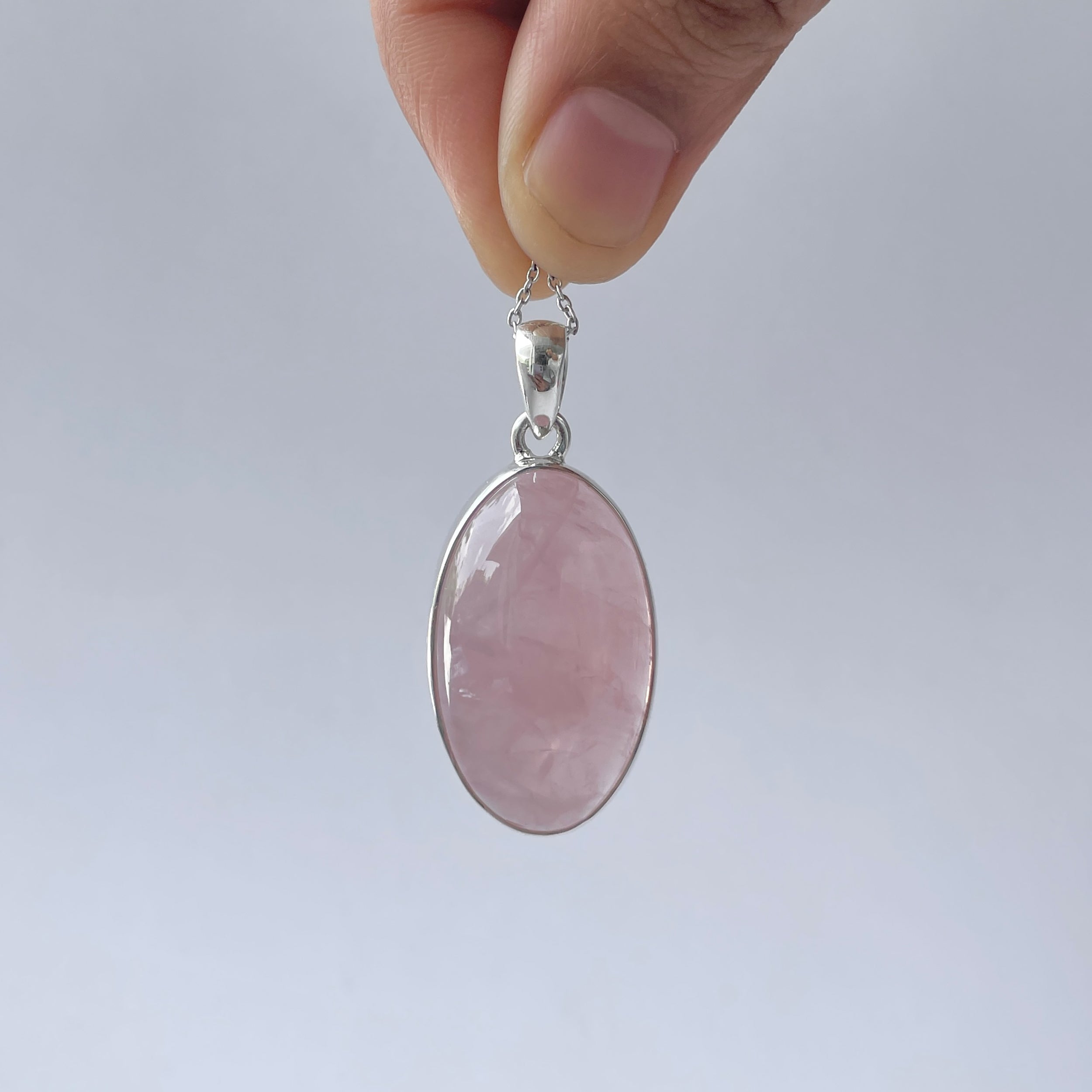 Rose Quartz Pendant-(RSQ-P-94.)