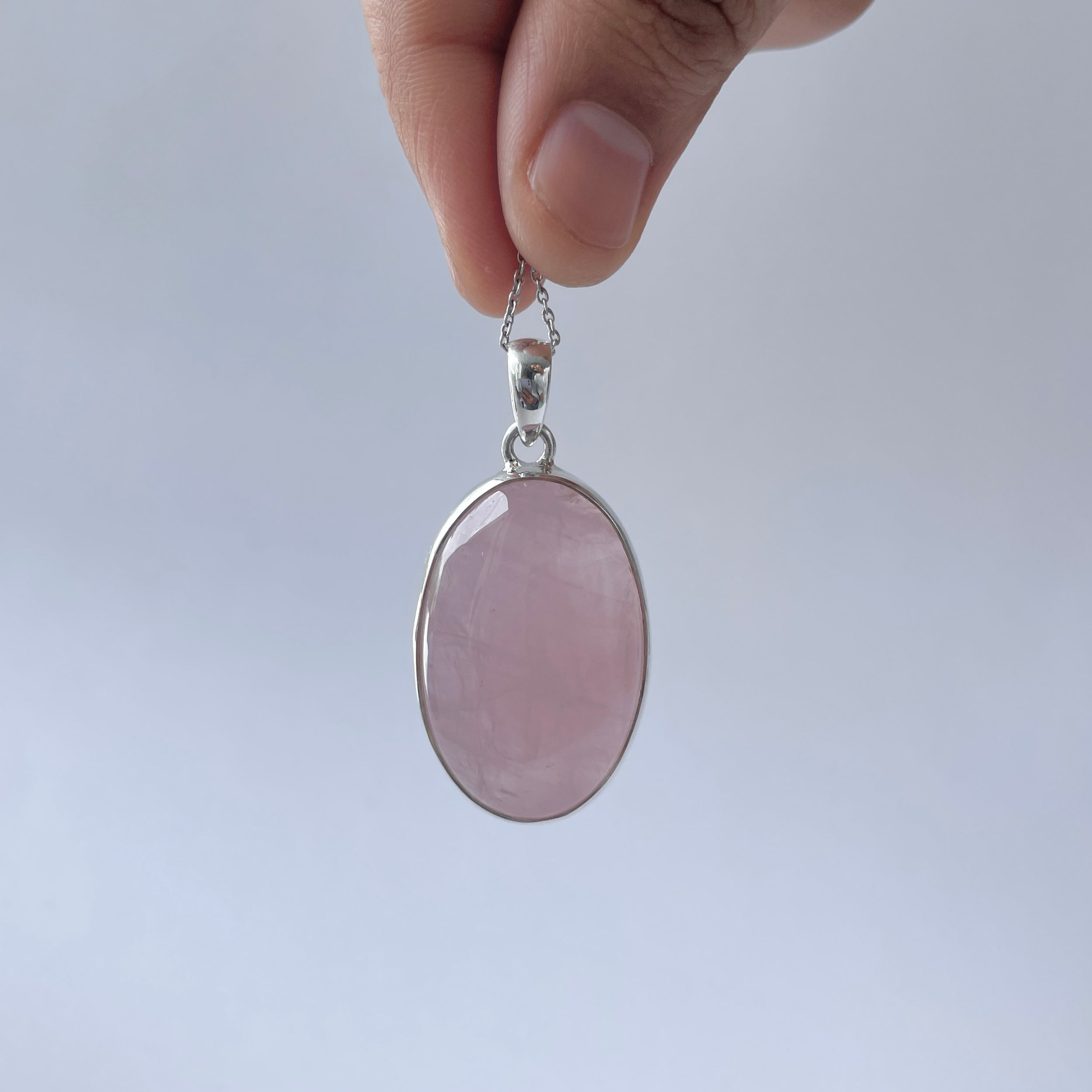 Rose Quartz Pendant-(RSQ-P-95.)