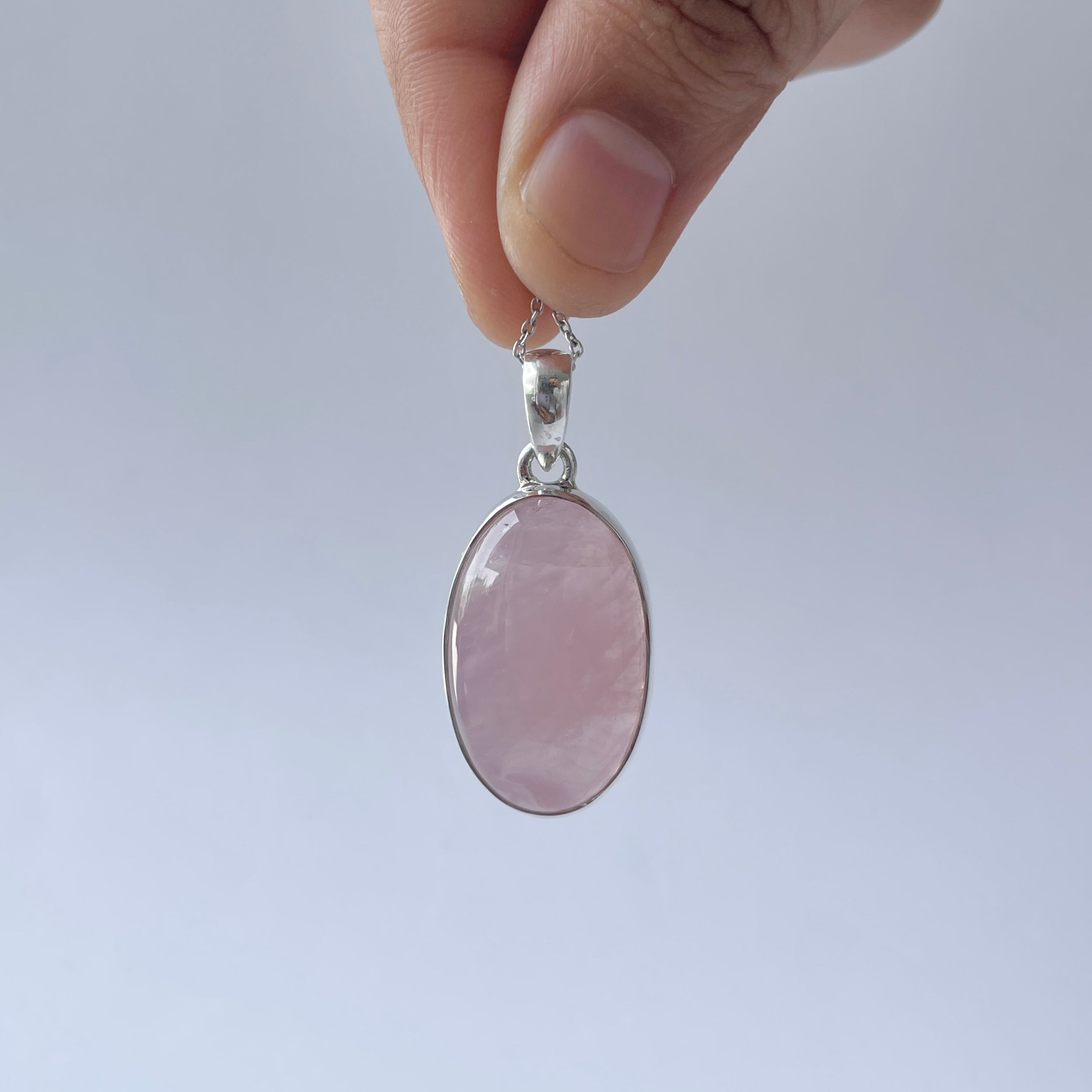 Rose Quartz Pendant-(RSQ-P-96.)