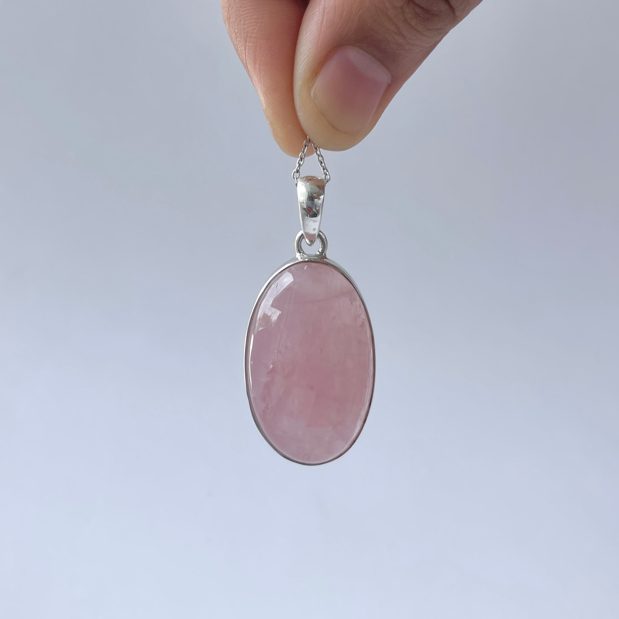 Rose Quartz Pendant-(RSQ-P-97.)