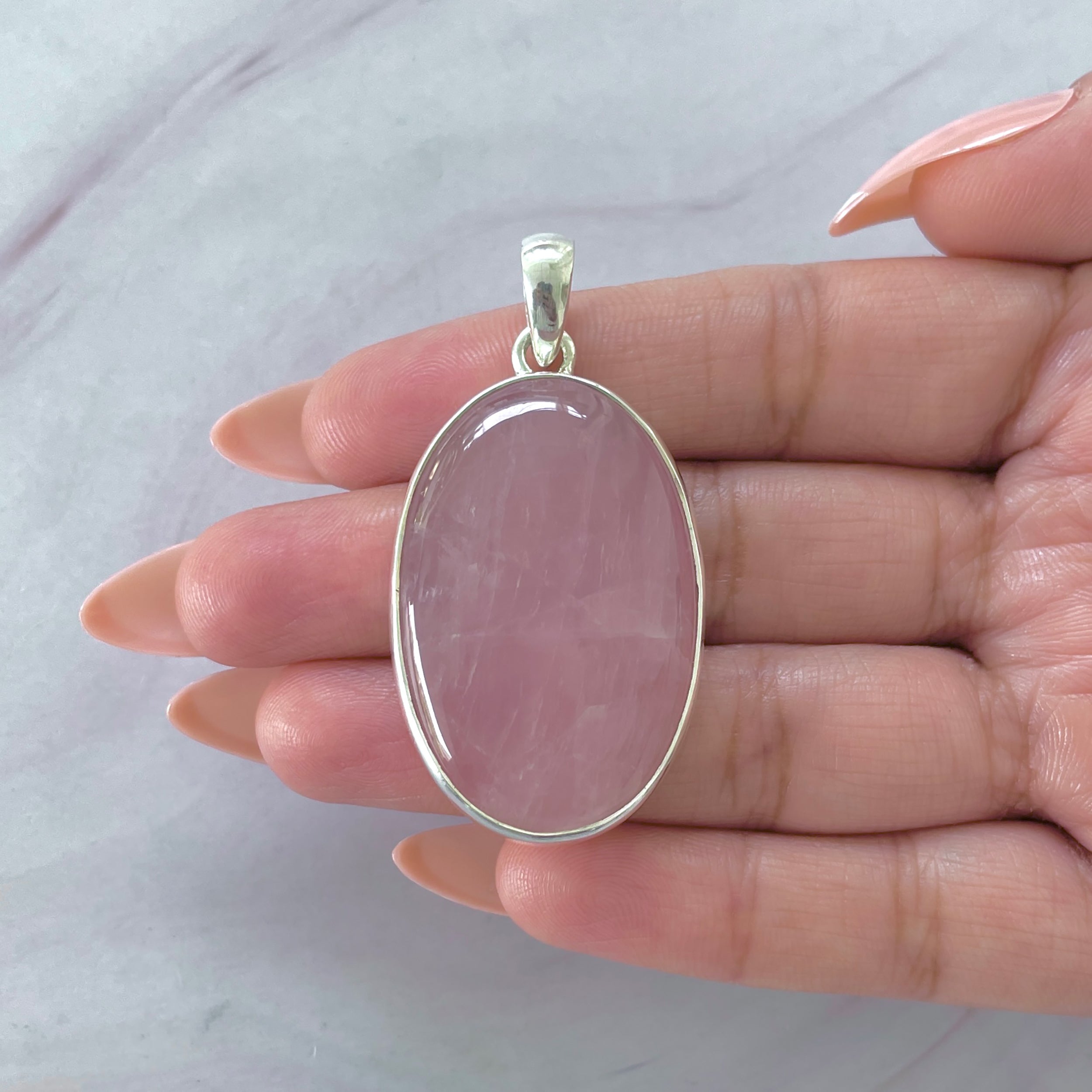 Rose Quartz Pendant-(RSQ-P-99.)