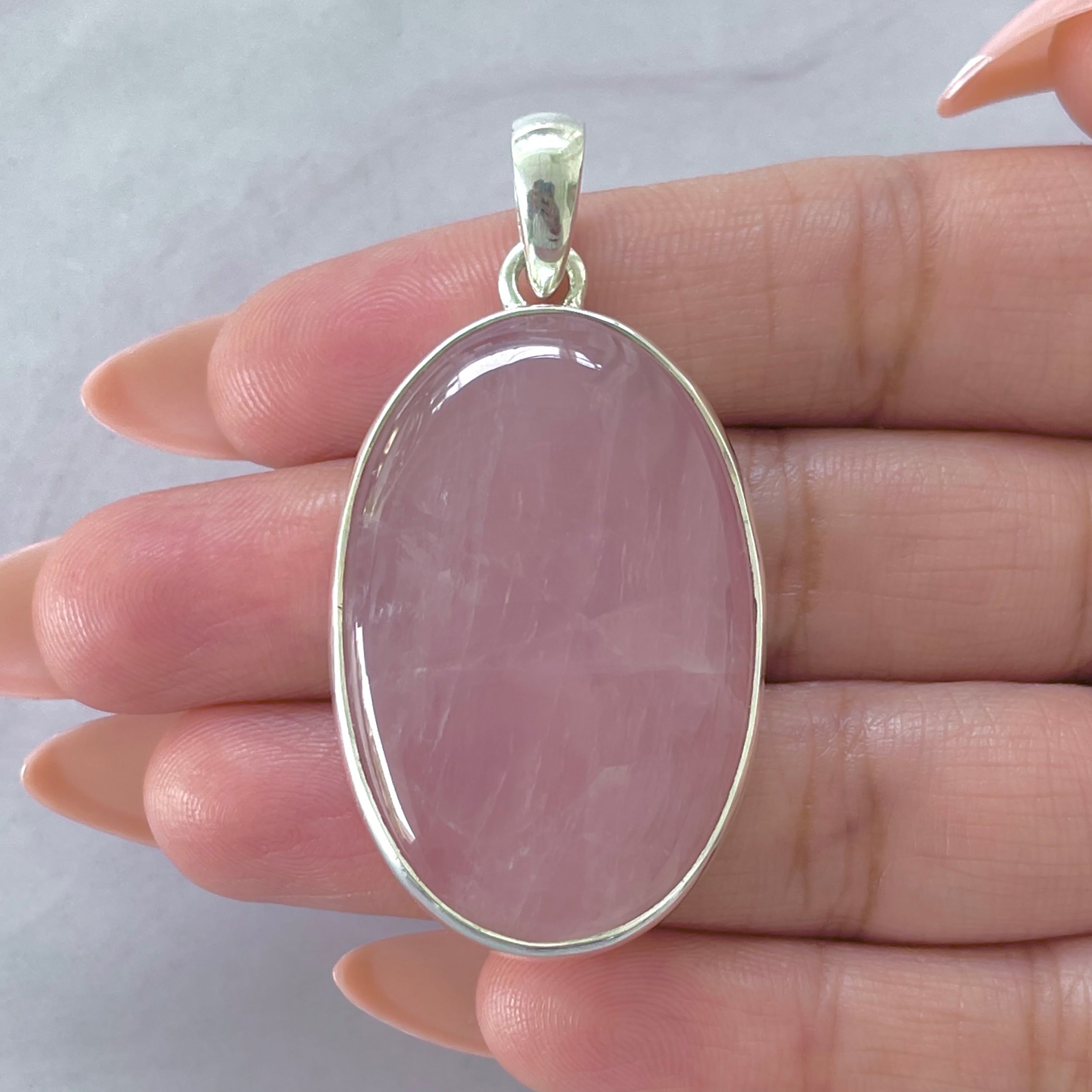 Rose Quartz Pendant-(RSQ-P-99.)