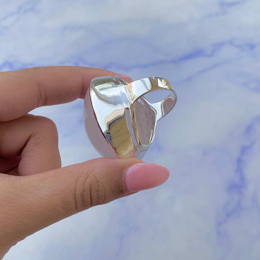 Rose Quartz Ring-(RSQ-R-38.)