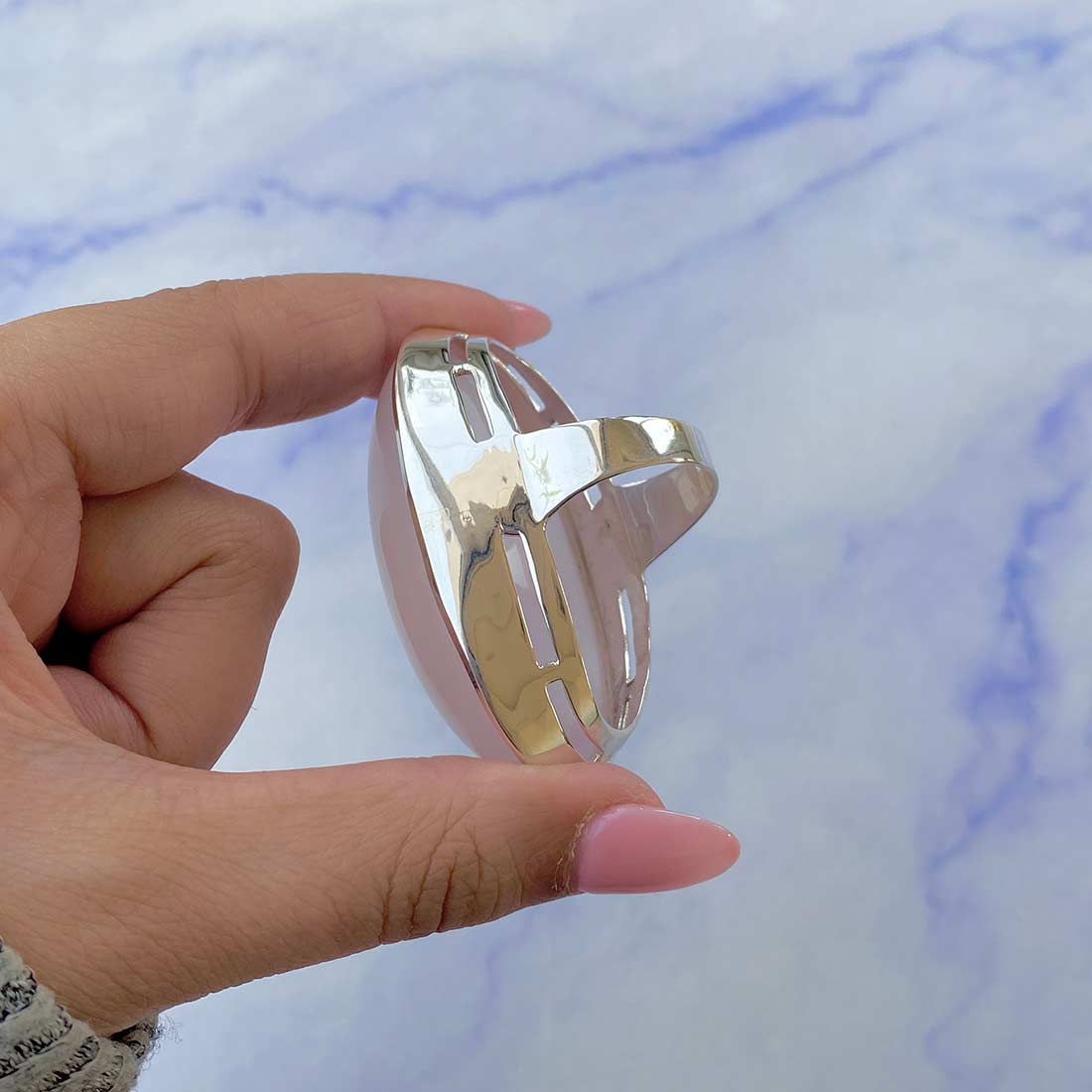 Rose Quartz Ring-(RSQ-R-39.)