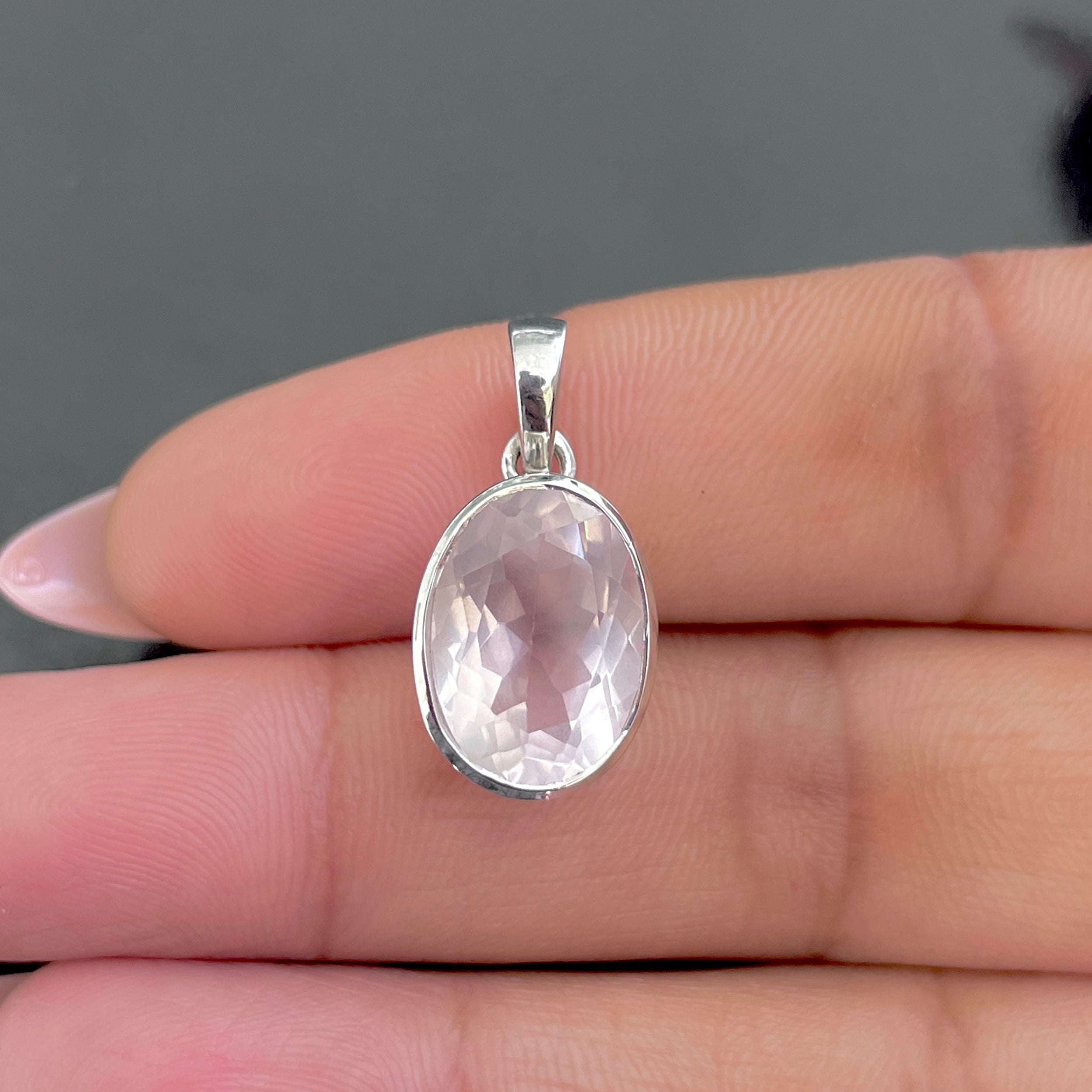 Rose Quartz Pendant-(RSQ-SP-471.)