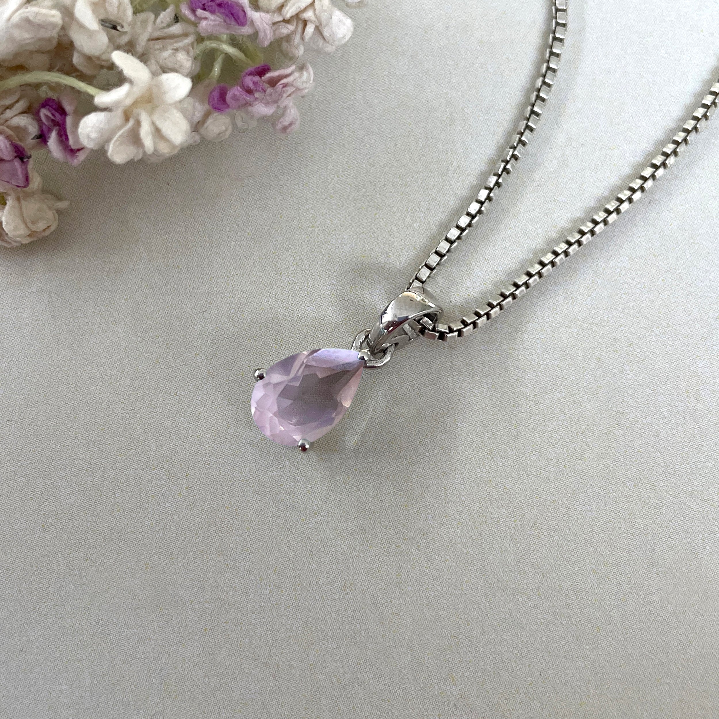Rose Quartz Pendant-(RSQ-SP-917.)