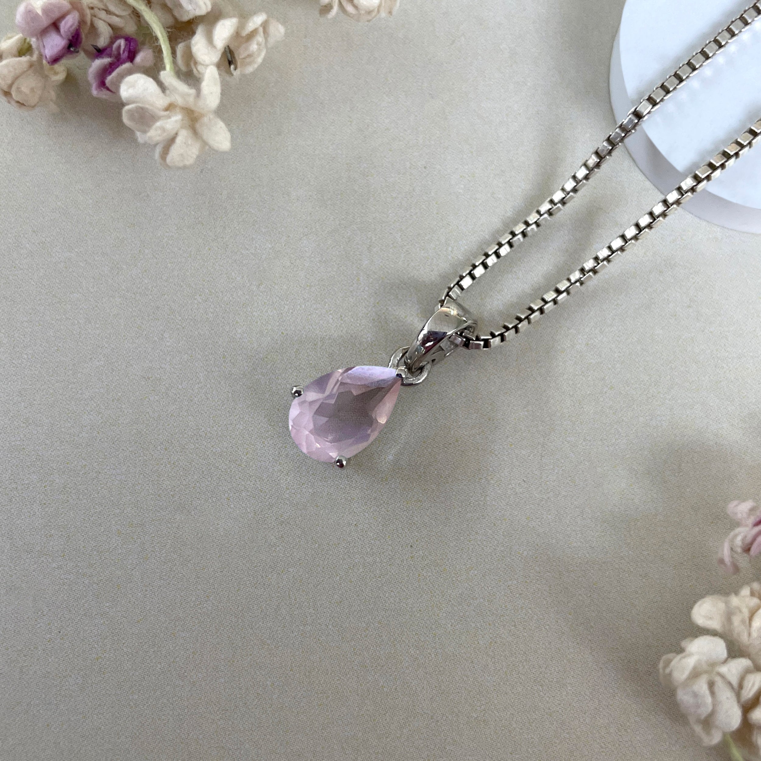 Rose Quartz Pendant-(RSQ-SP-917.)