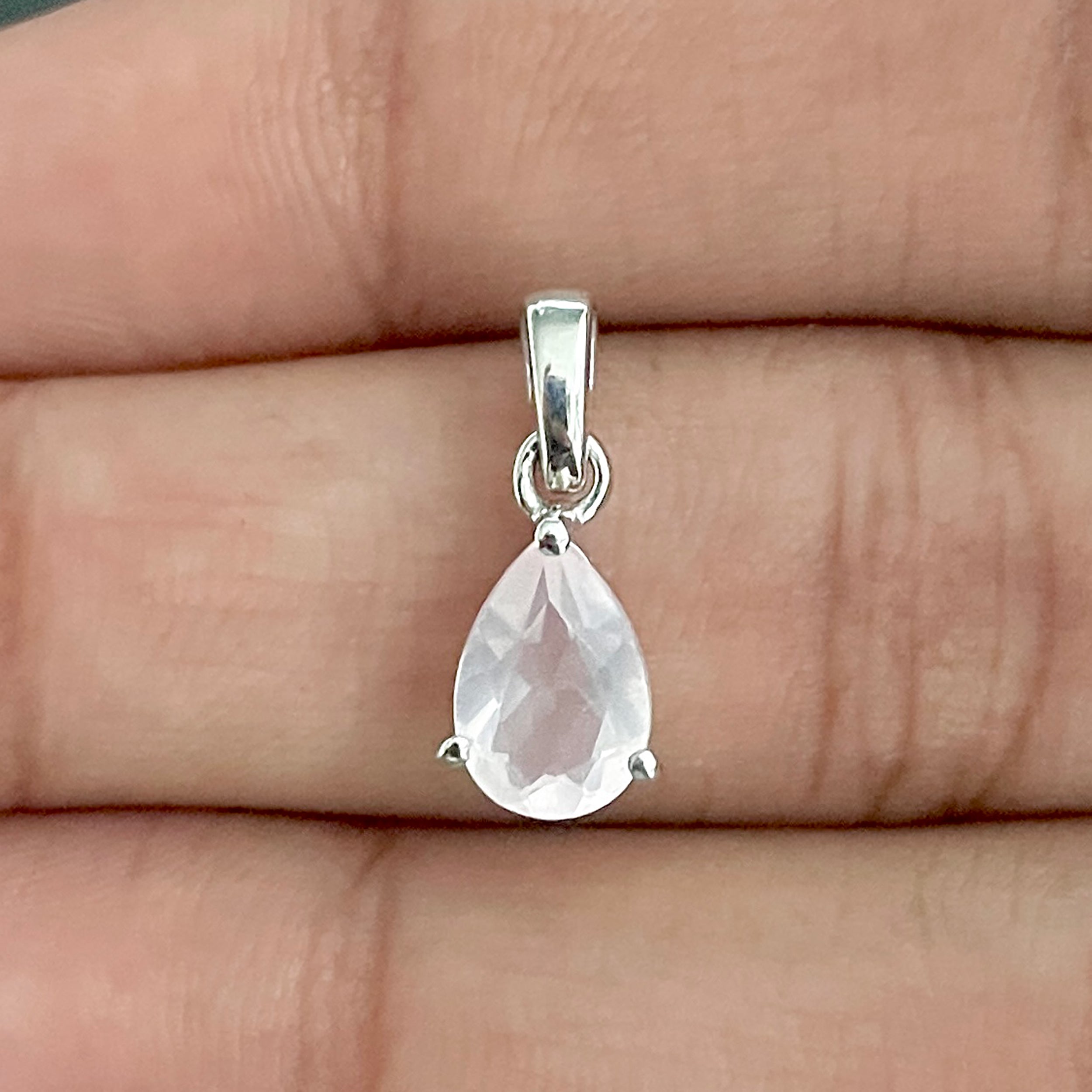 Rose Quartz Pendant-(RSQ-SP-917.)