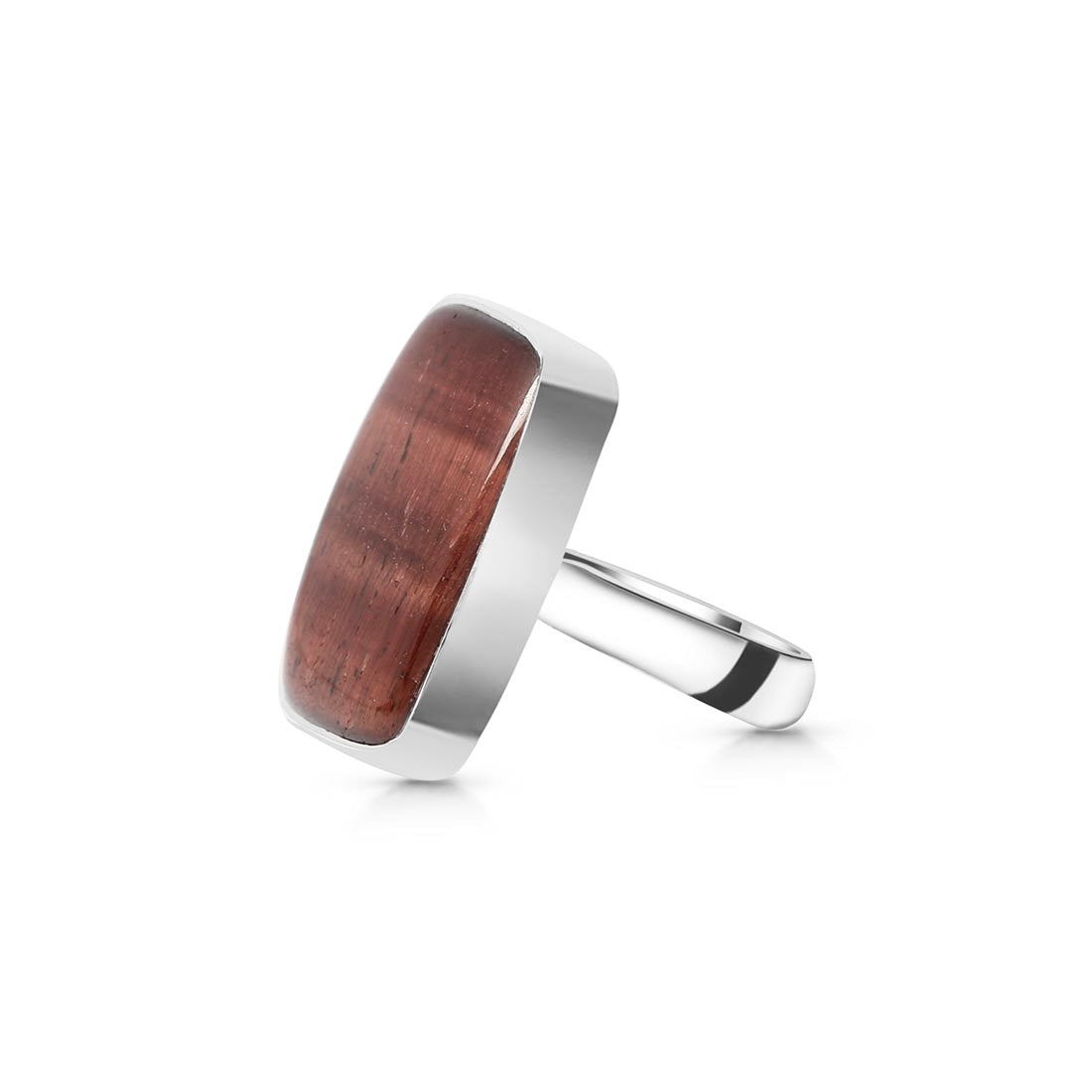 Red Tiger Eye Adjustable Ring-(RTE-R-12.)