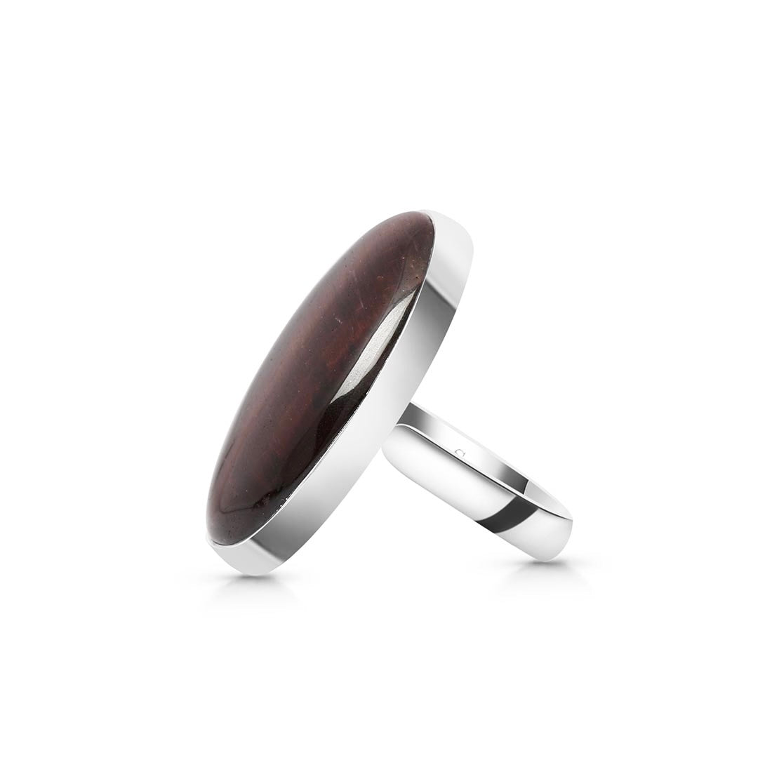 Red Tiger Eye Adjustable Ring-(RTE-R-17.)
