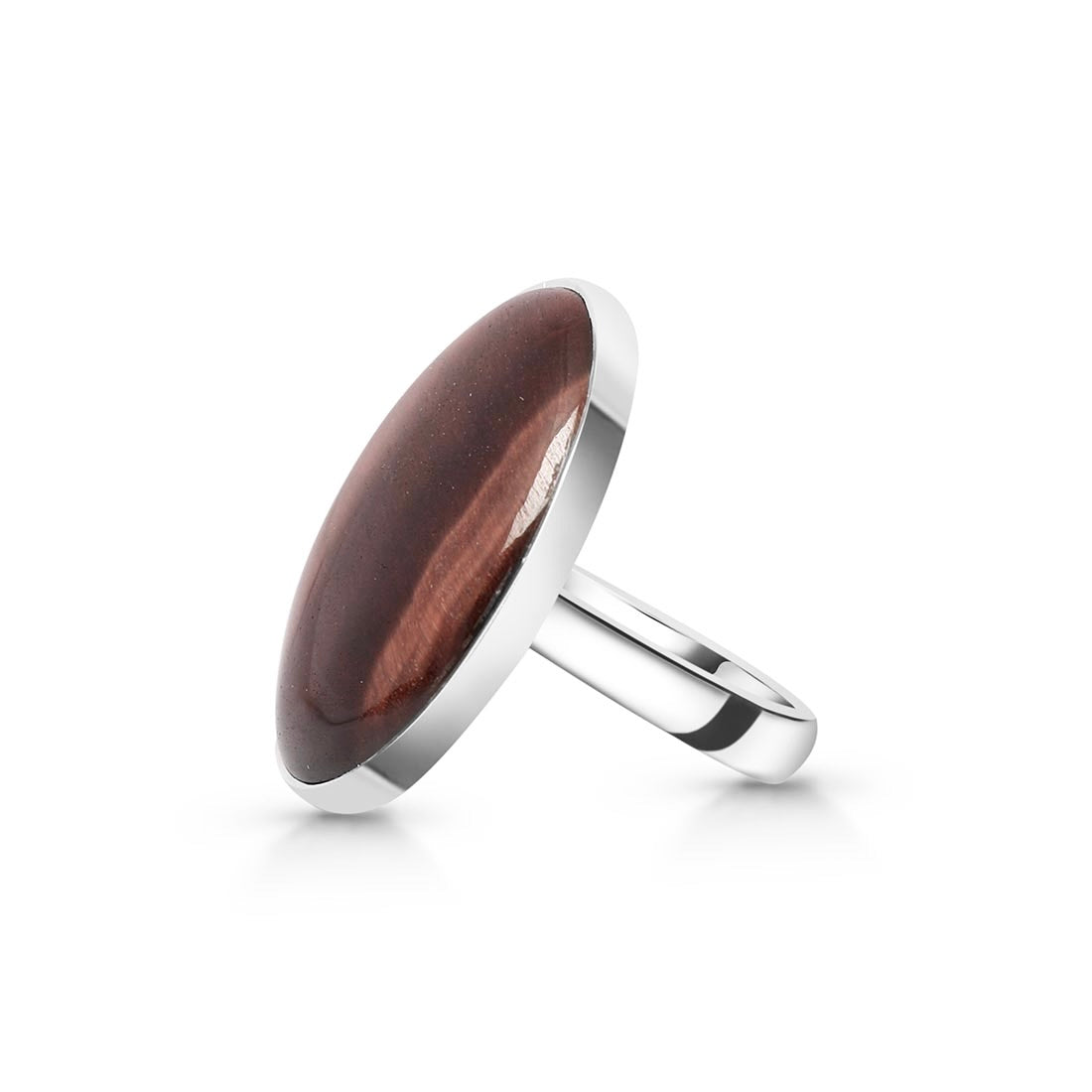 Red Tiger Eye Adjustable Ring-(RTE-R-5.)