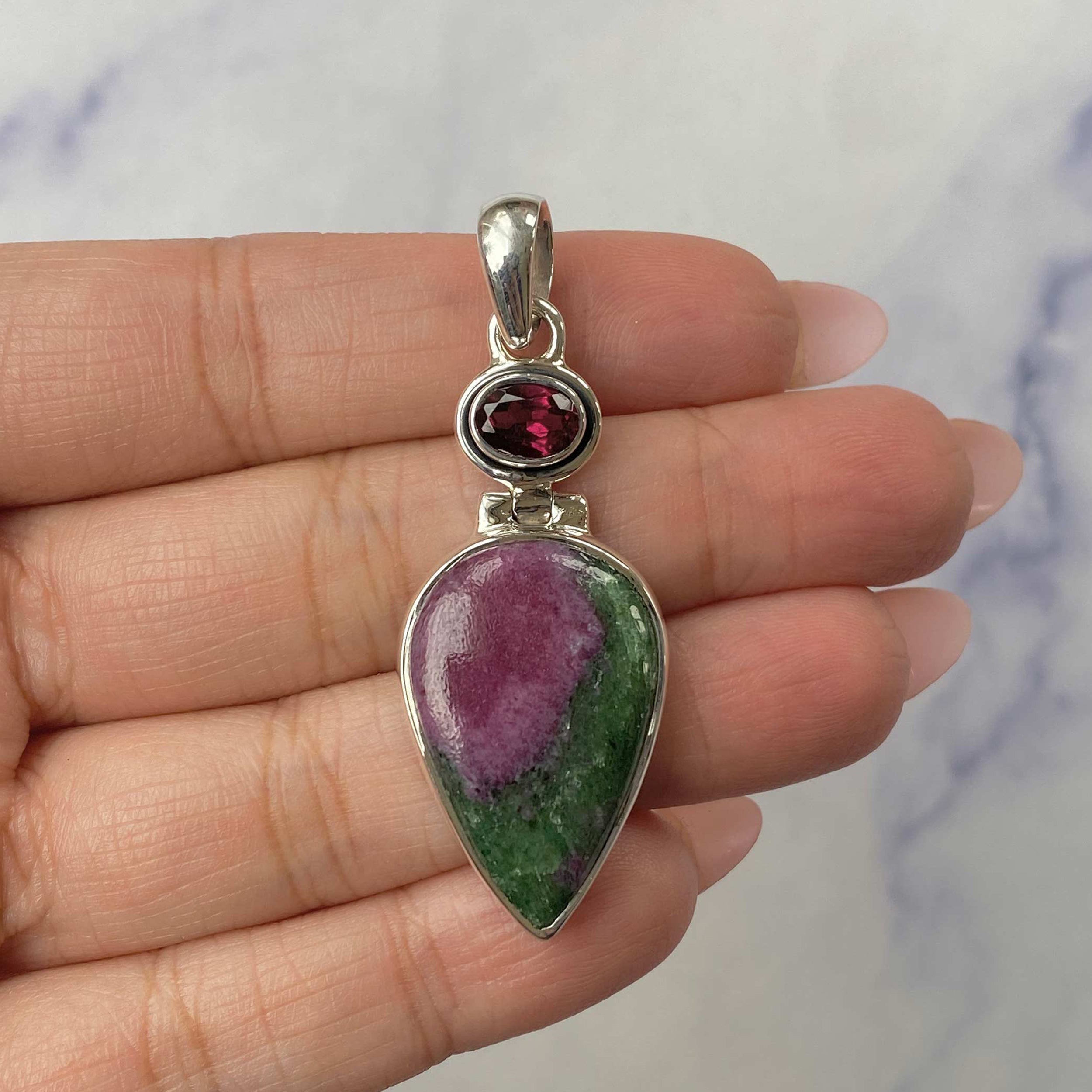 Ruby Zoisite Pendant -(RZS-P-48.)