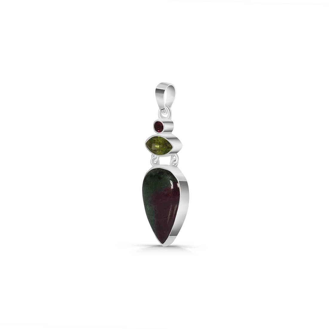 Ruby Zoisite Pendant-(RZS-P-63.)