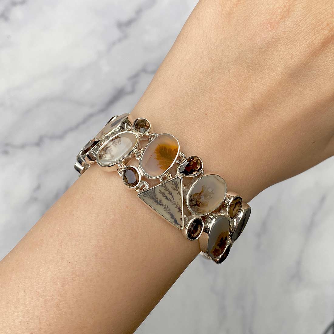 Scenic Agate Bracelet-(SCA-B-1.)