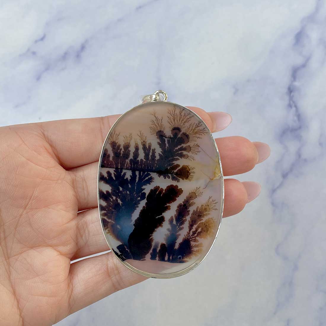 Scenic Agate Pendant-(SCA-P-33.)