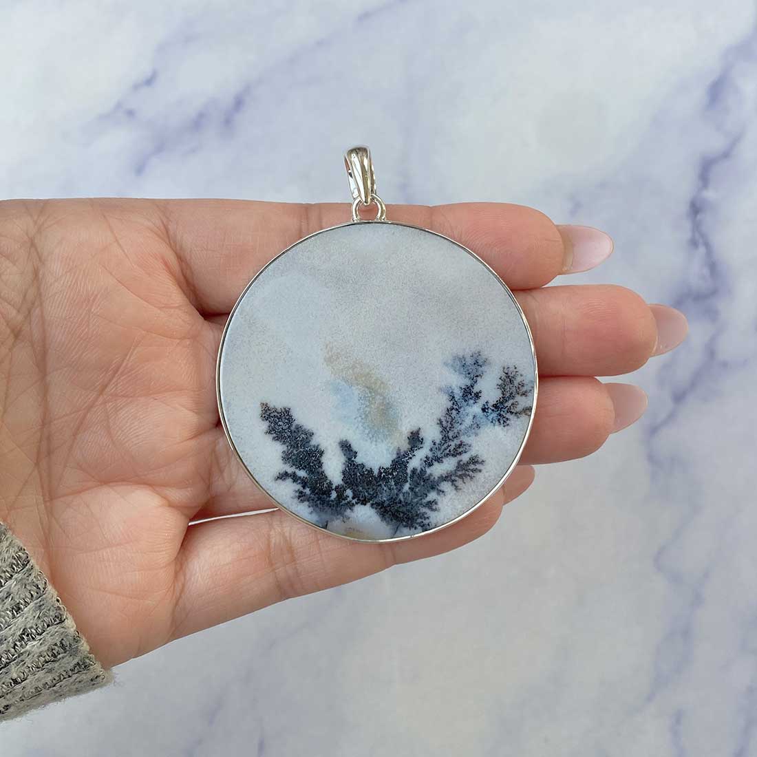 Scenic Agate Pendant-(SCA-P-36.)