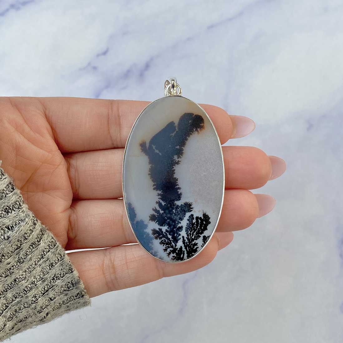 Scenic Agate Pendant-(SCA-P-43.)