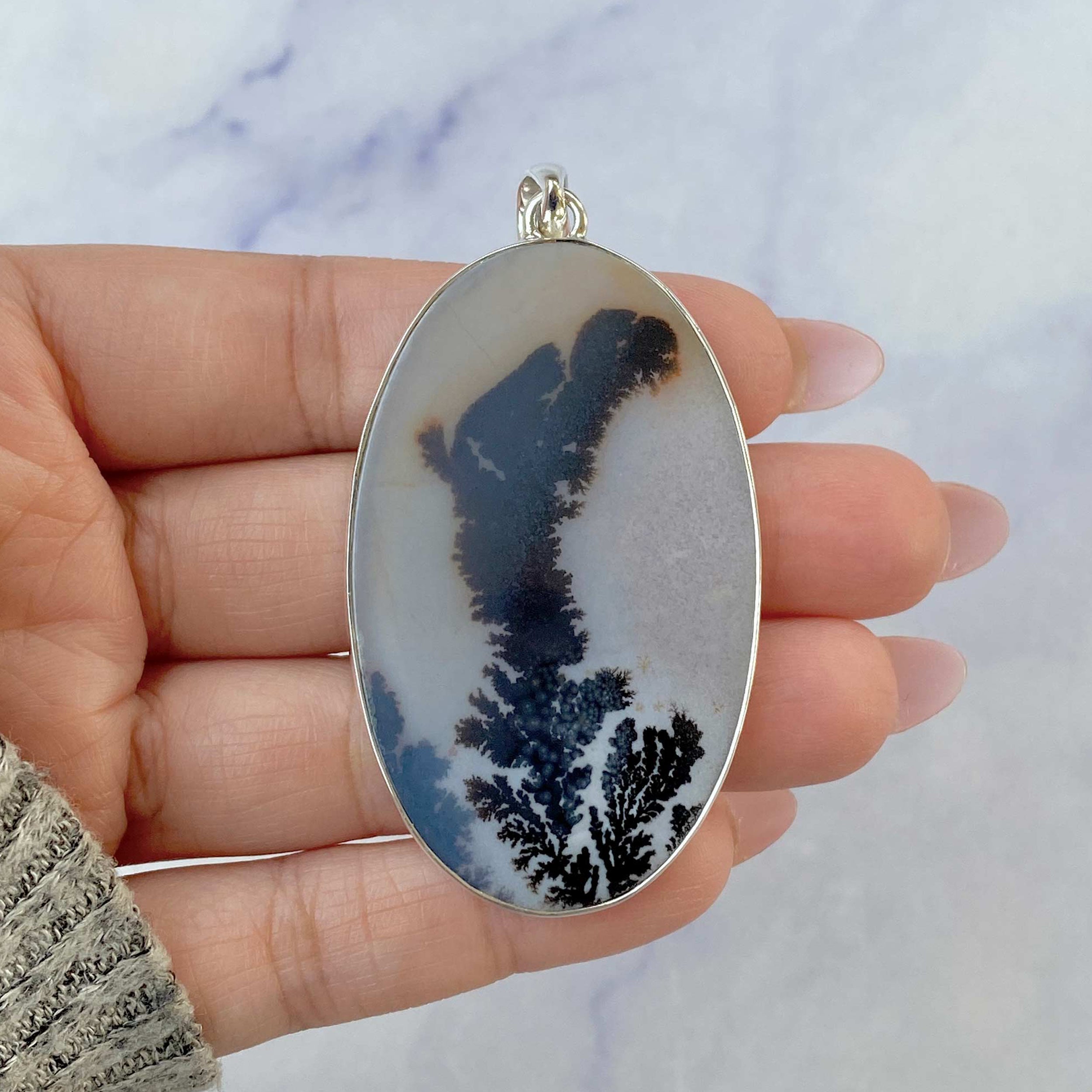 Scenic Agate Pendant-(SCA-P-43.)