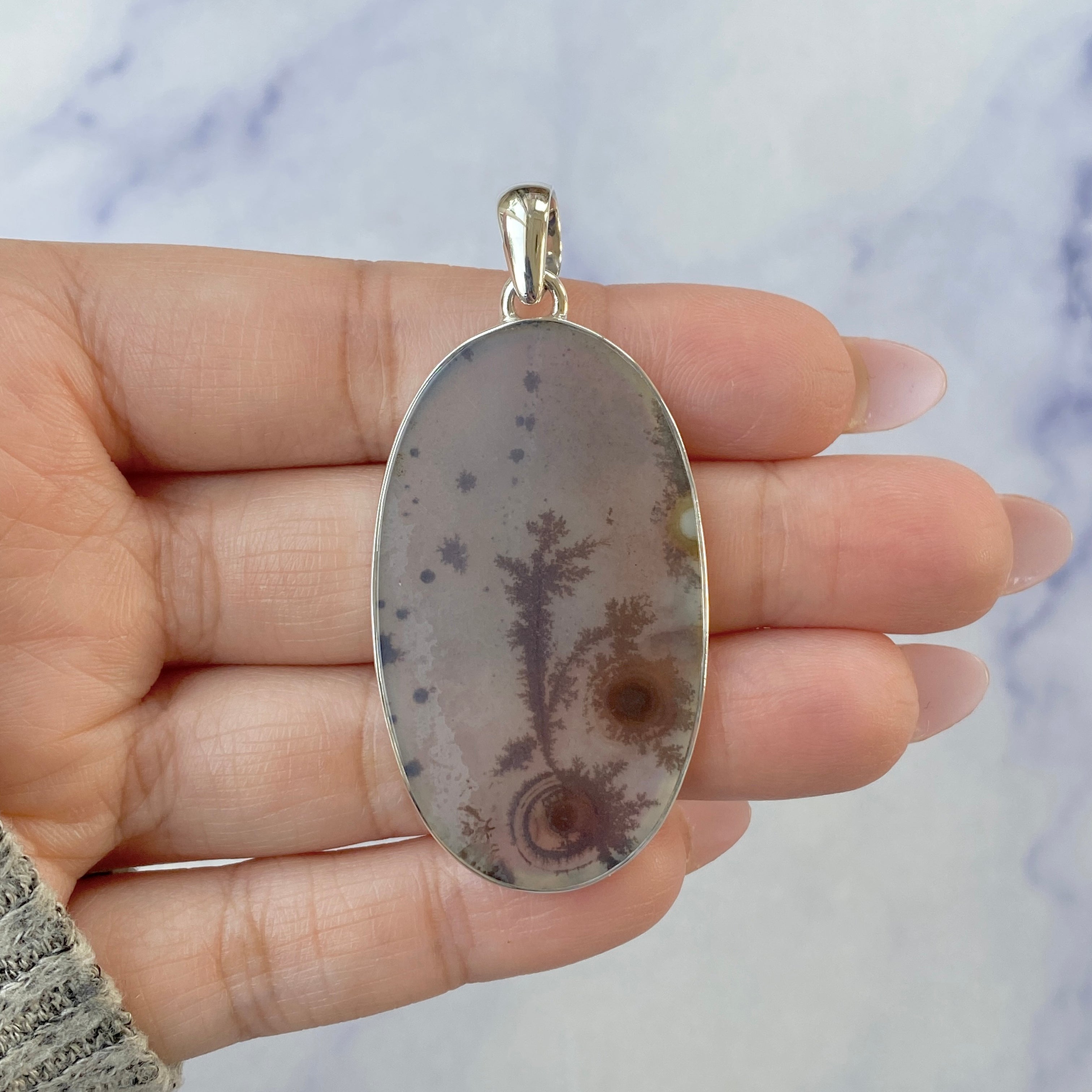 Scenic Agate Pendant-(SCA-P-45.)