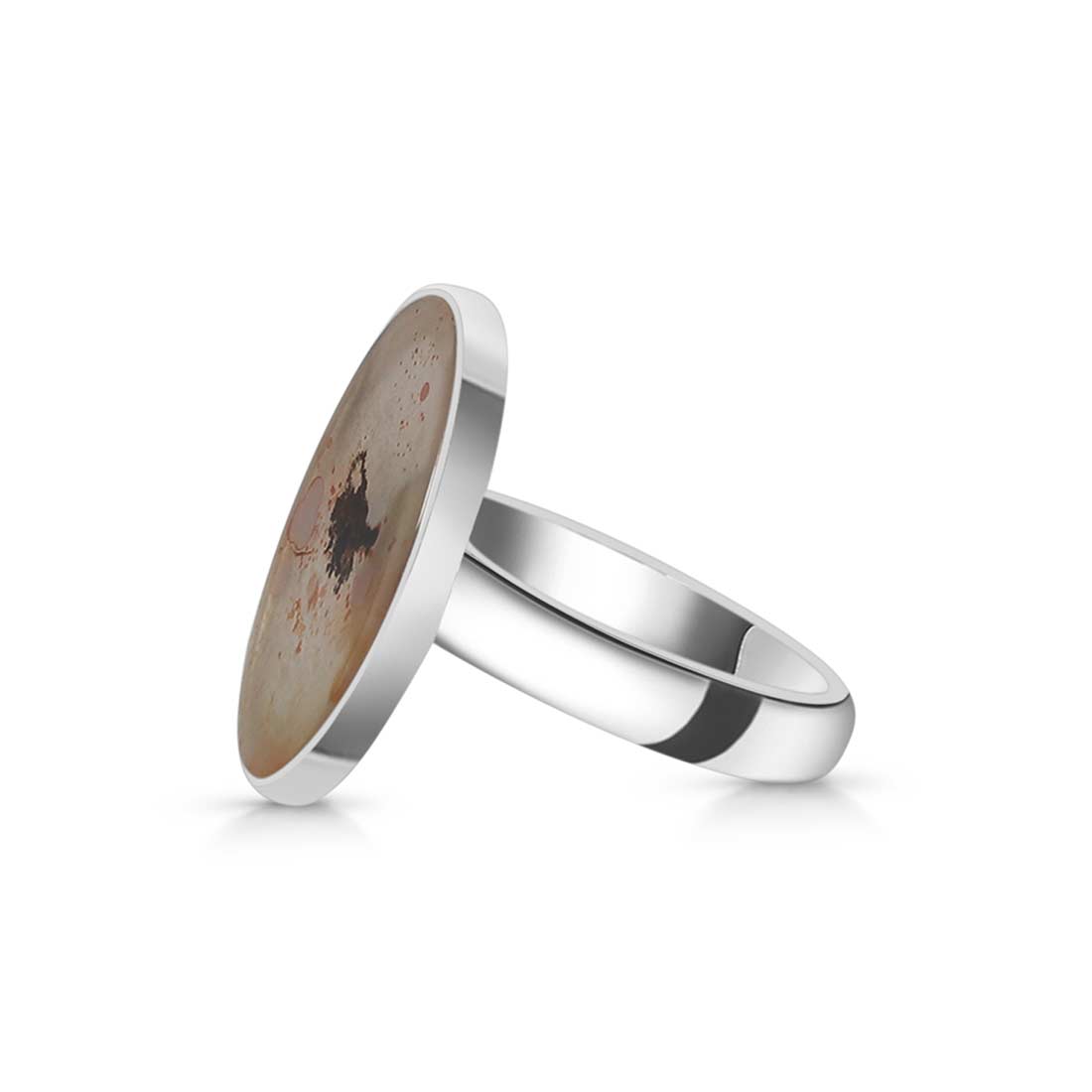 Scenic Agate Adjustable Ring-(SCA-R-17.)