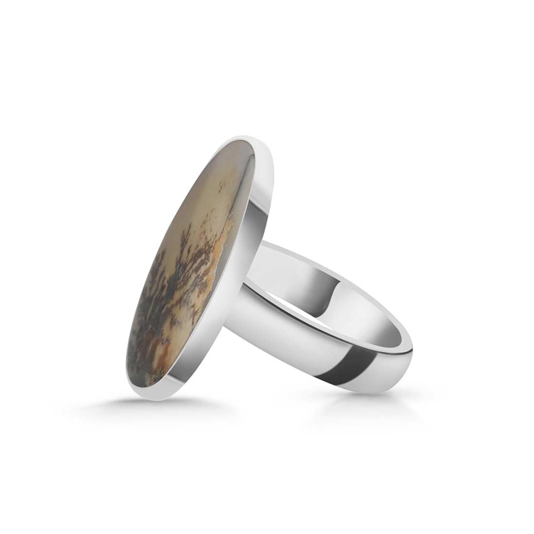 Scenic Agate Adjustable Ring-(SCA-R-24.)