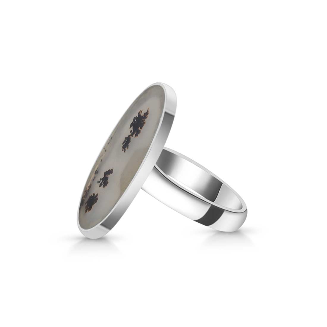 Scenic Agate Adjustable Ring-(SCA-R-28.)