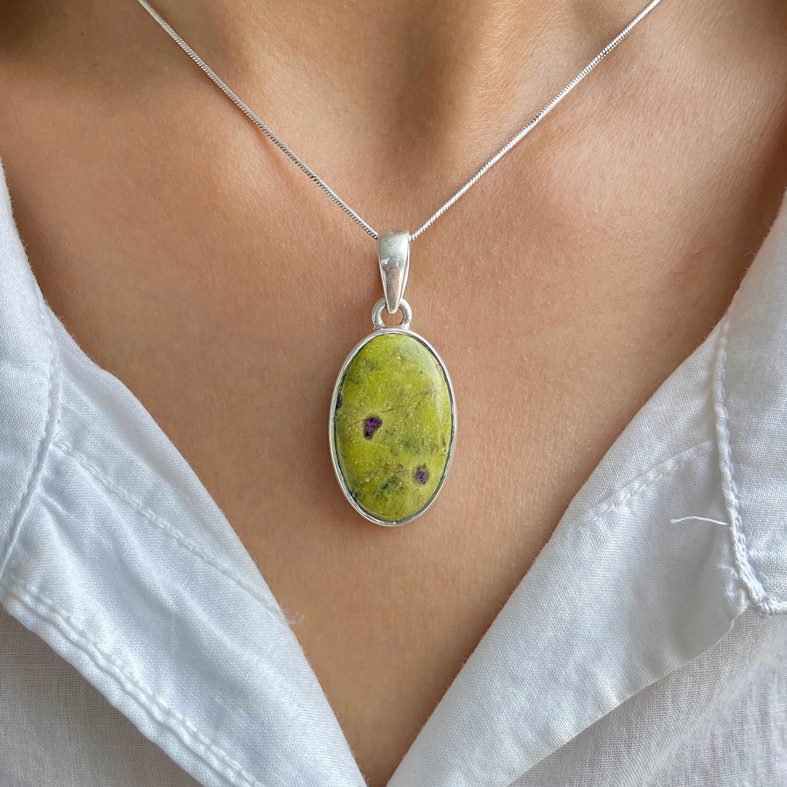 Stichtite Pendant-(SCT-P-1.)