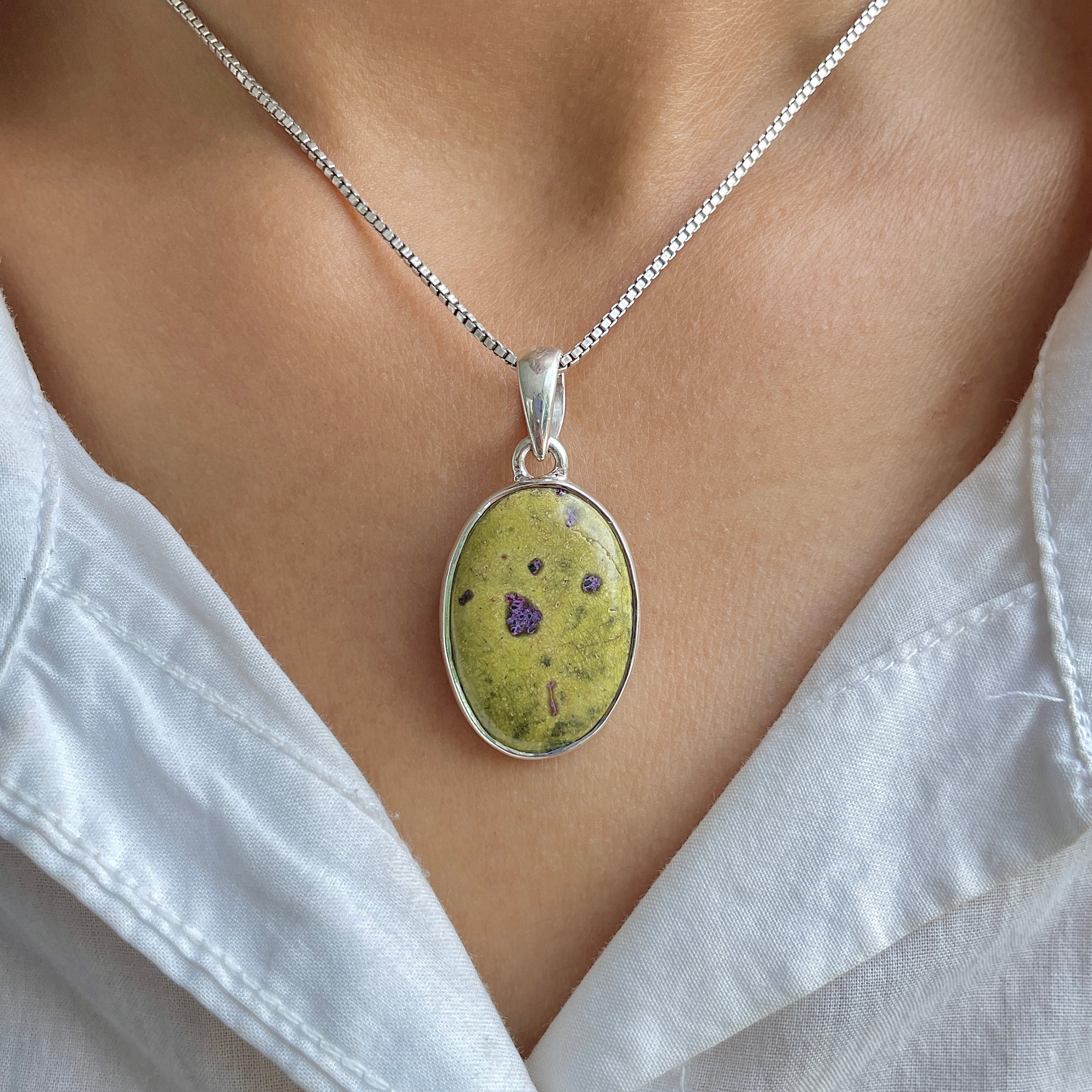 Stichtite Pendant-(SCT-P-2.)