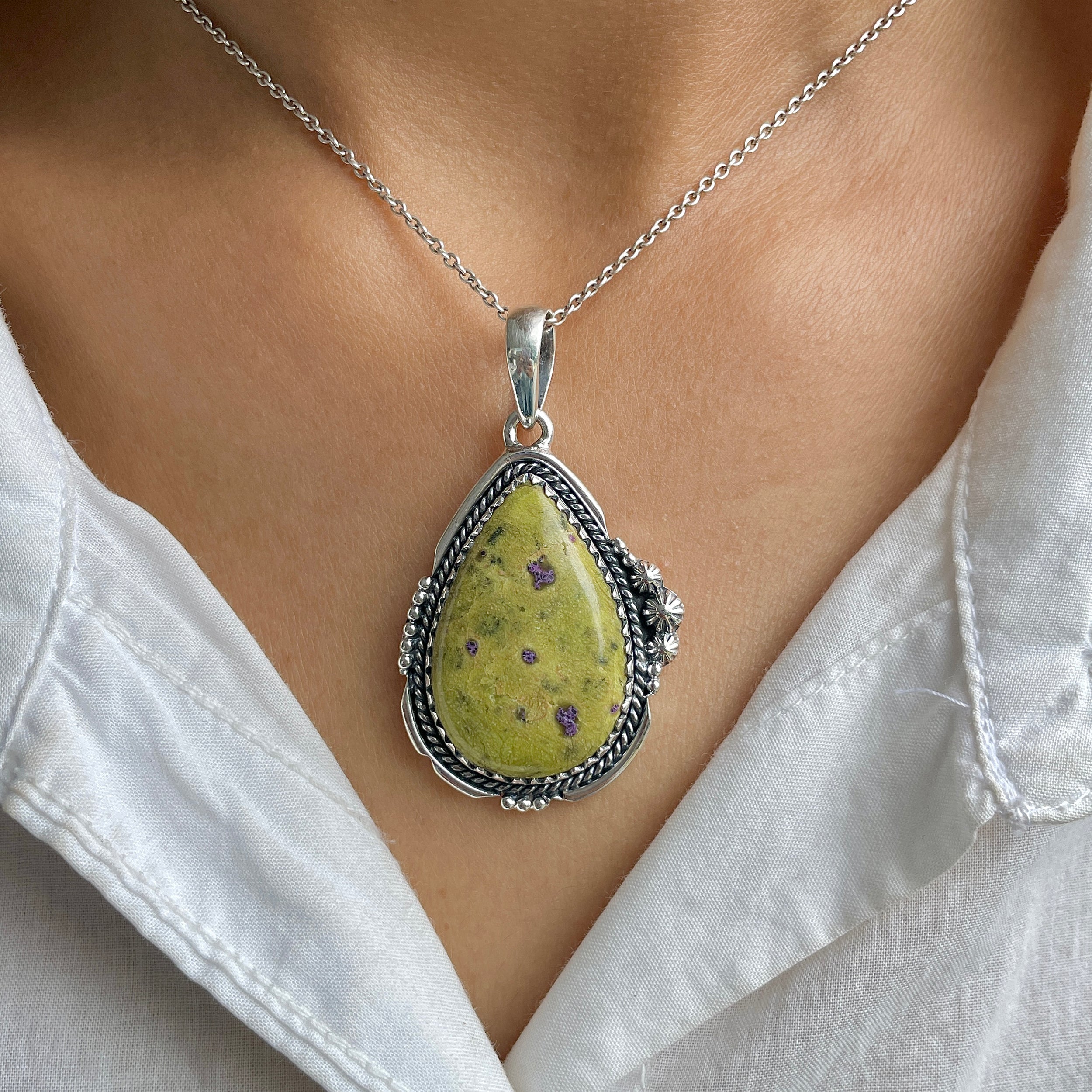 Stichtite Pendant-(SCT-P-25.)