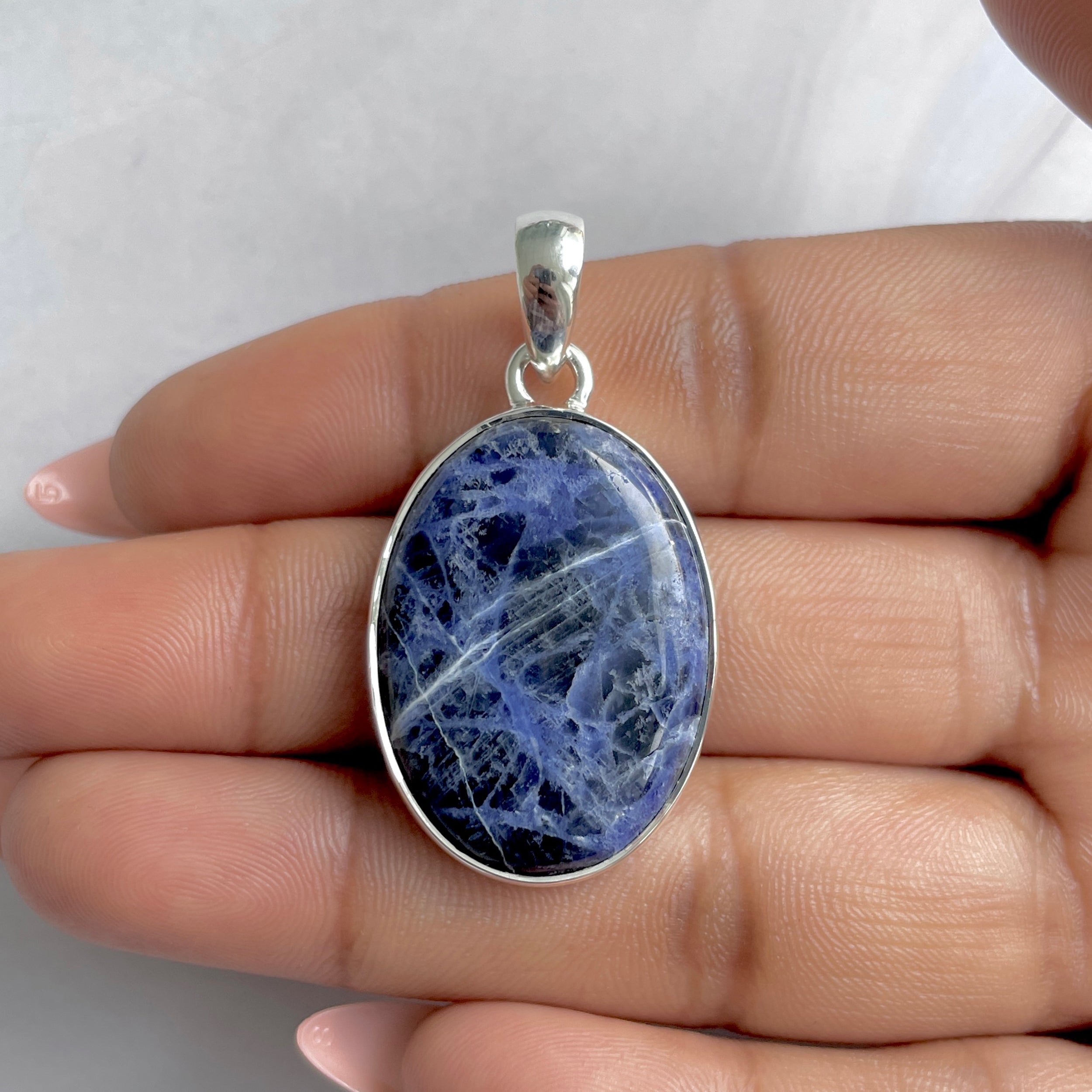 Sodalite Pendant-(SDL-P-6.)