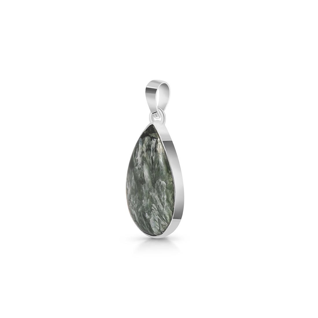 Seraphinite Pendant-(SER-P-19.)