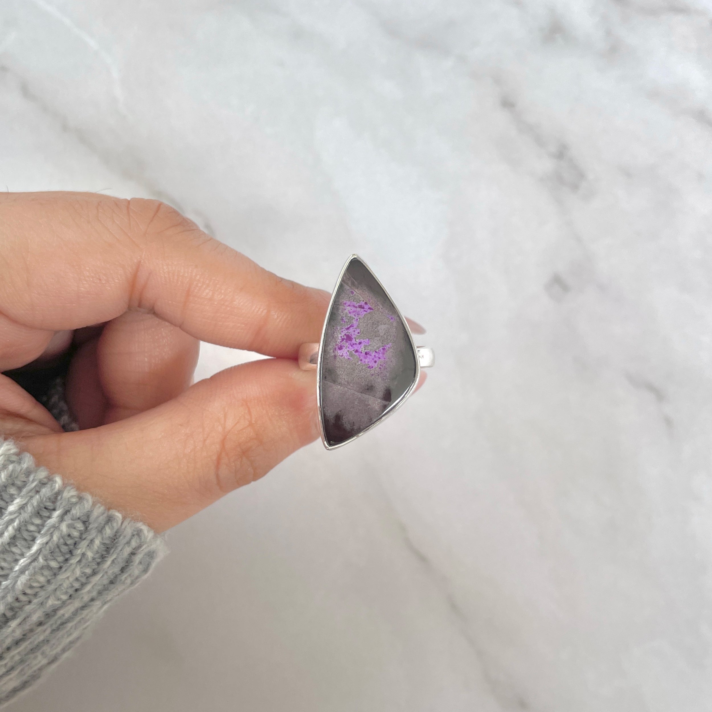 Sugilite Adjustable Ring-(SGL-R-17.)