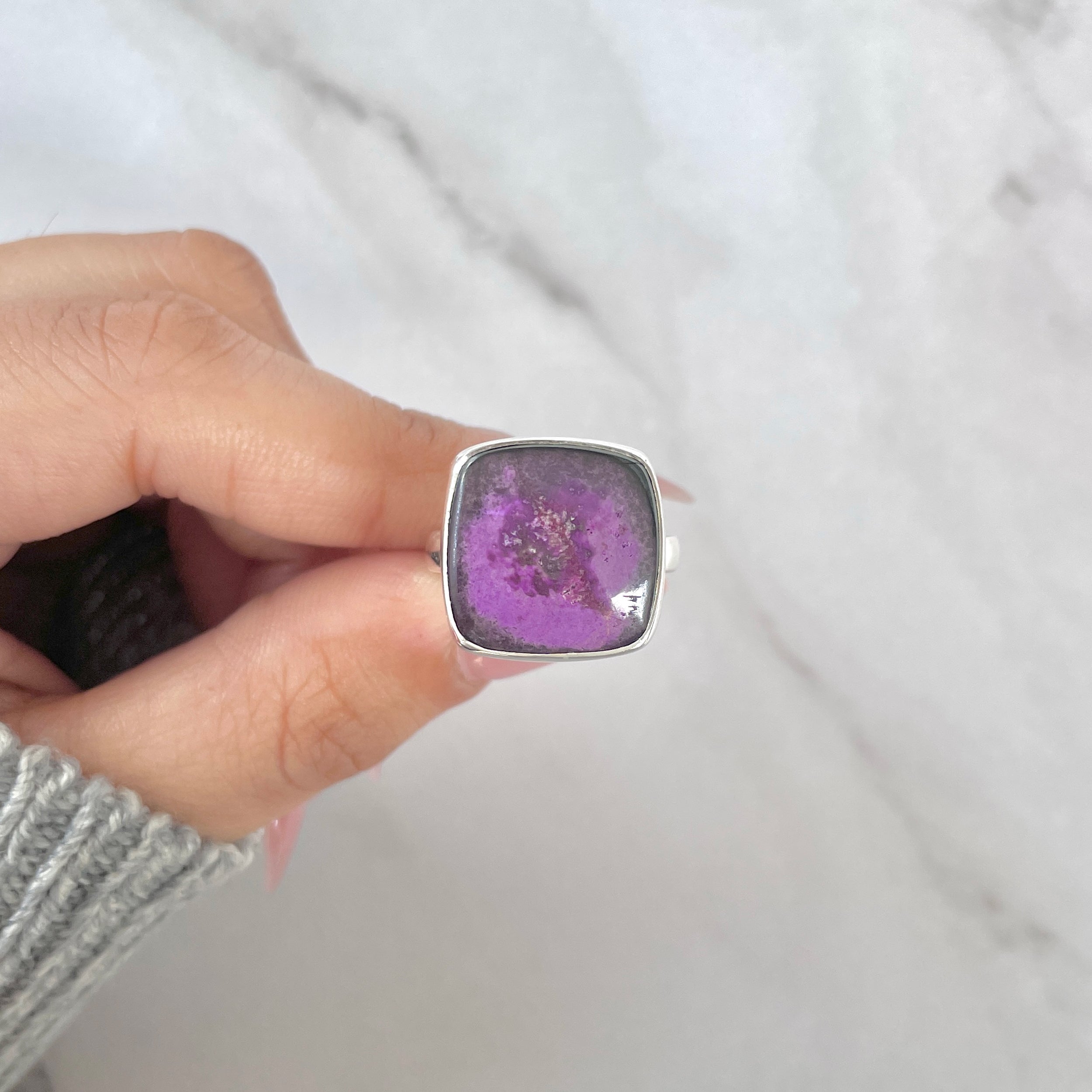 Sugilite Adjustable Ring-(SGL-R-23.)