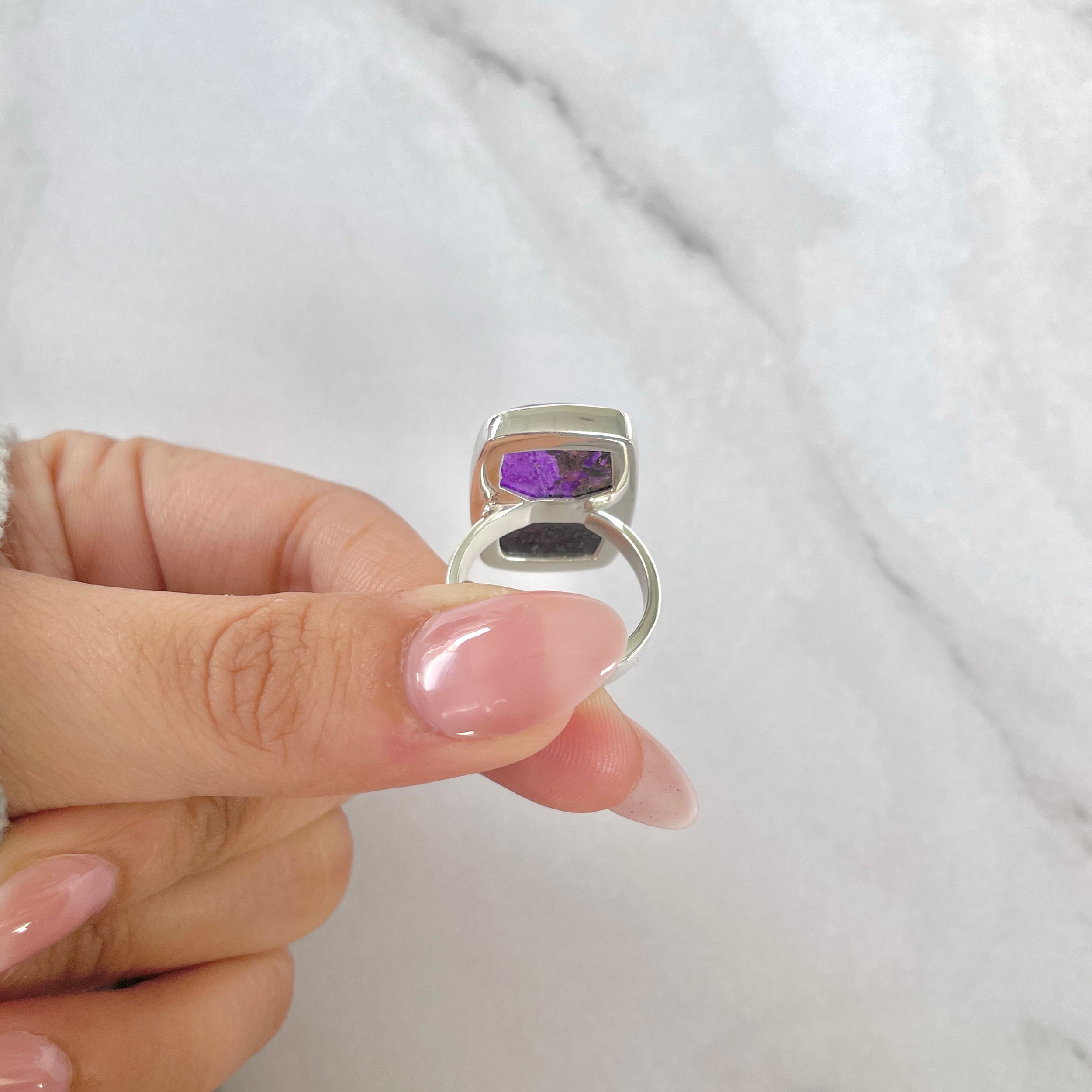 Sugilite Adjustable Ring-(SGL-R-24.)