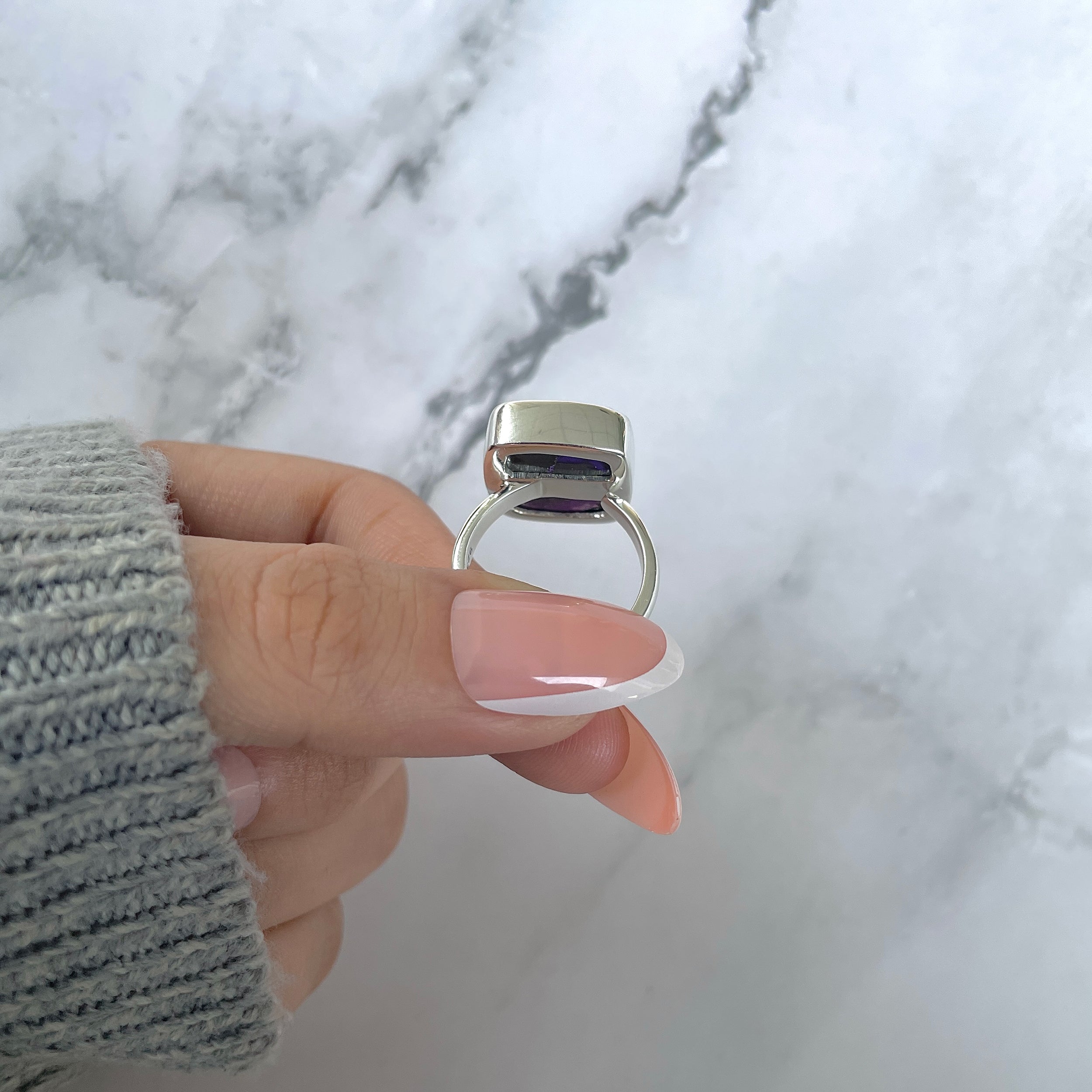 Sugilite Adjustable Ring-(SGL-R-40.)