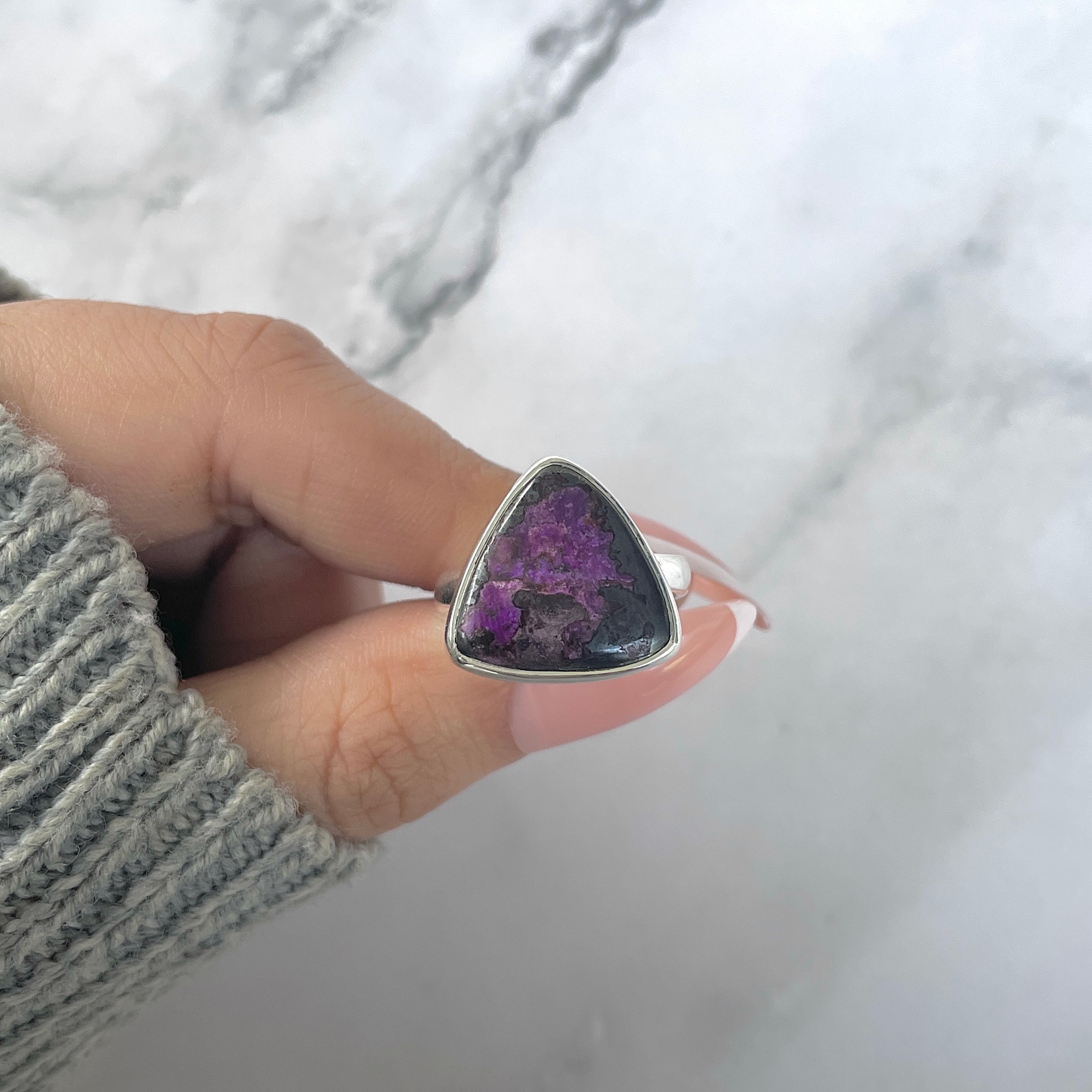Sugilite Adjustable Ring-(SGL-R-44.)