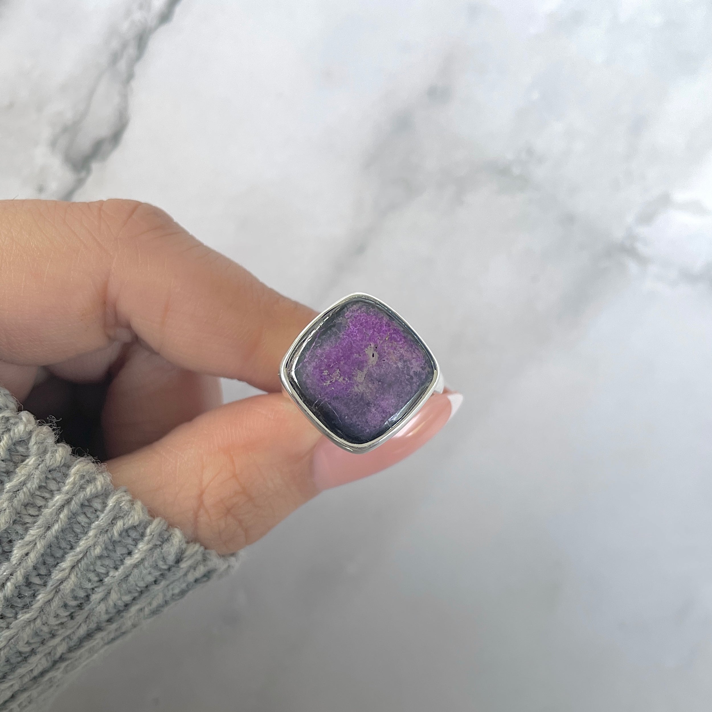 Sugilite Adjustable Ring-(SGL-R-46.)