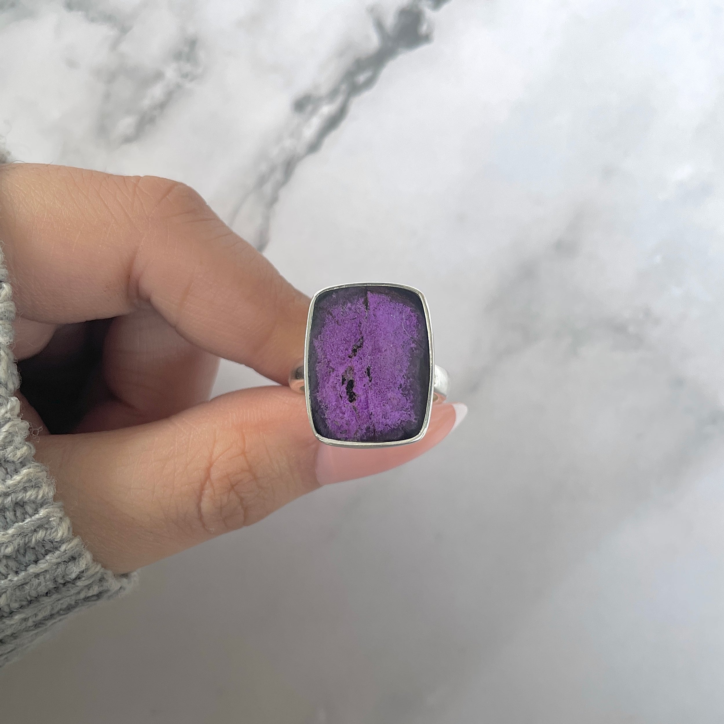 Sugilite Adjustable Ring-(SGL-R-47.)