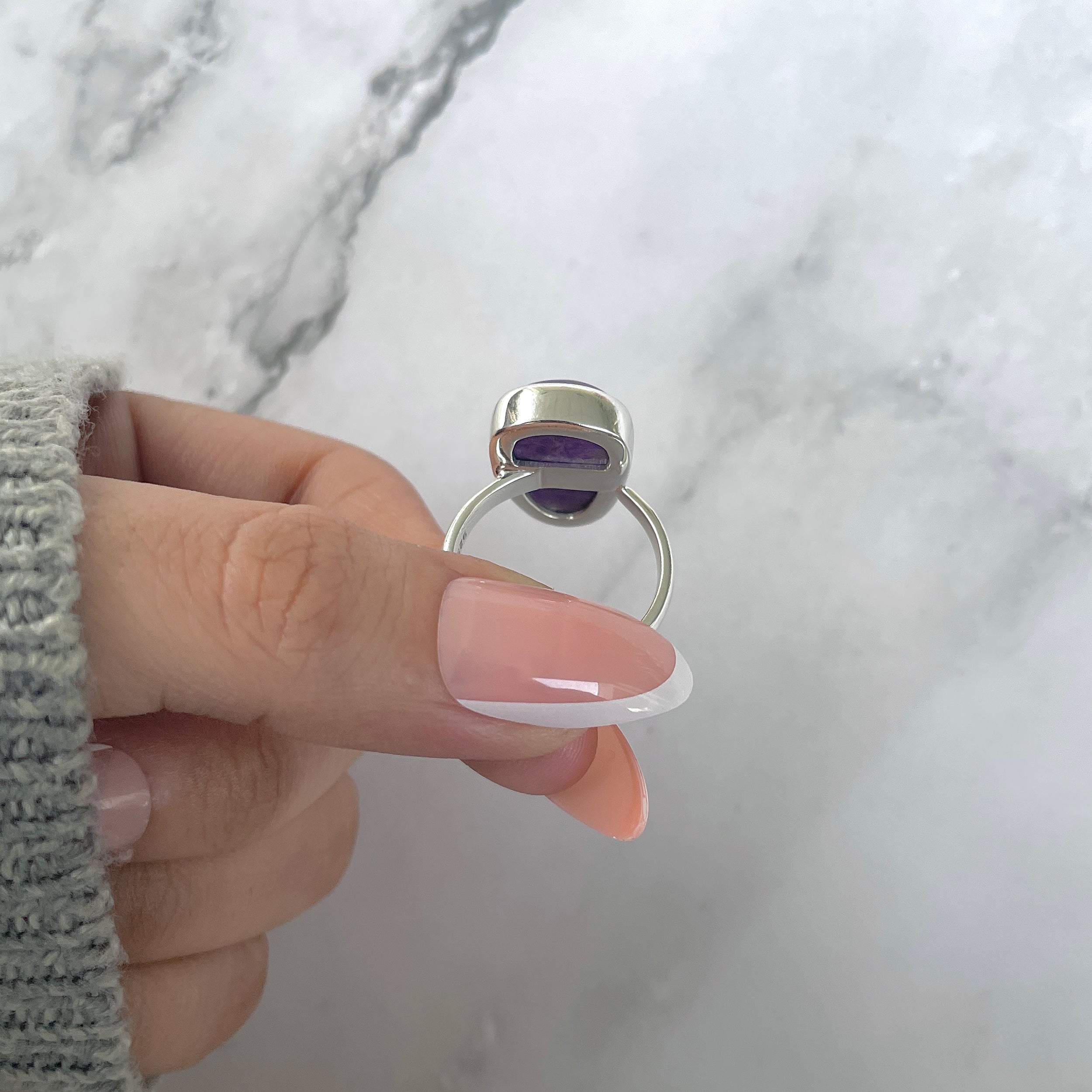 Sugilite Adjustable Ring-(SGL-R-48.)