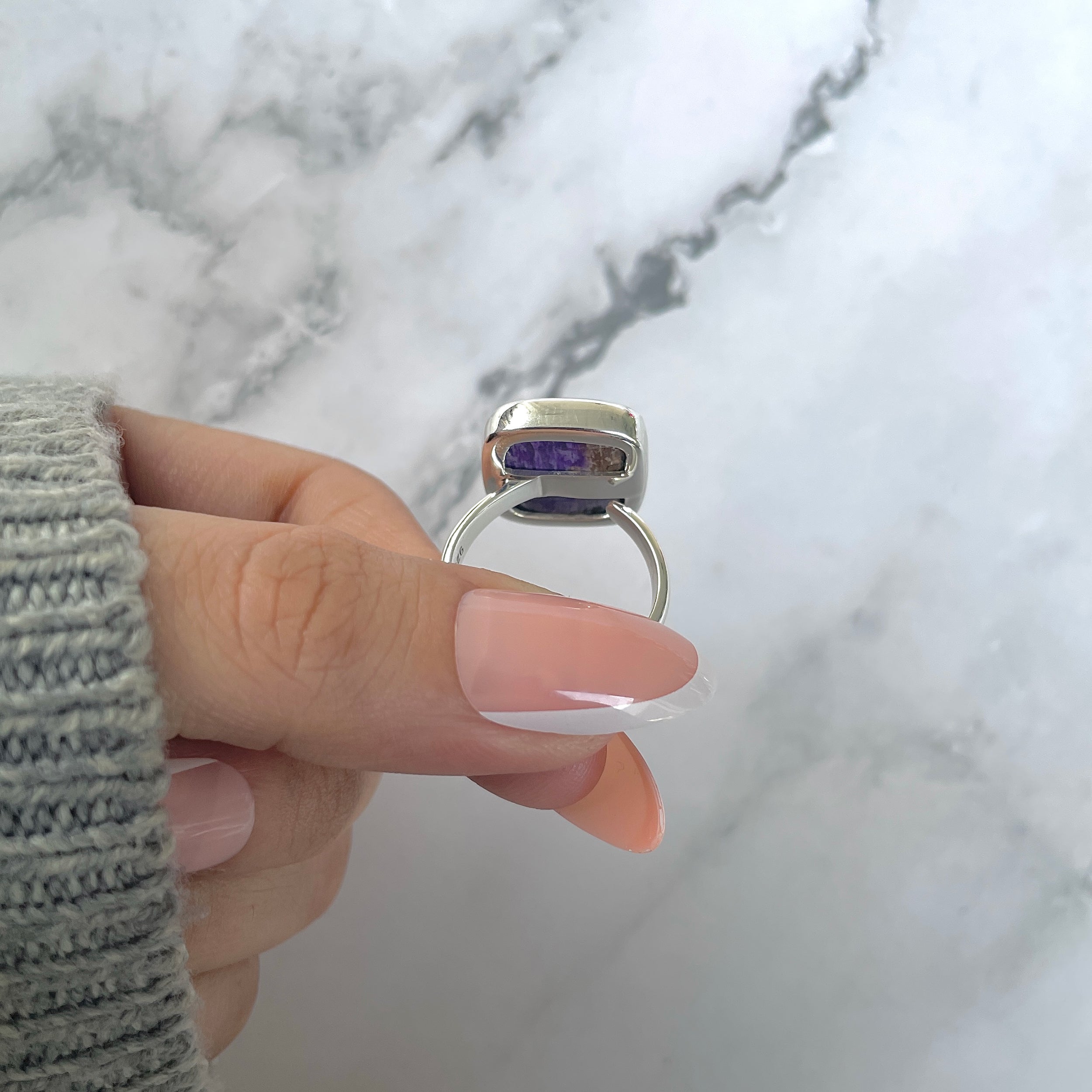 Sugilite Adjustable Ring-(SGL-R-49.)