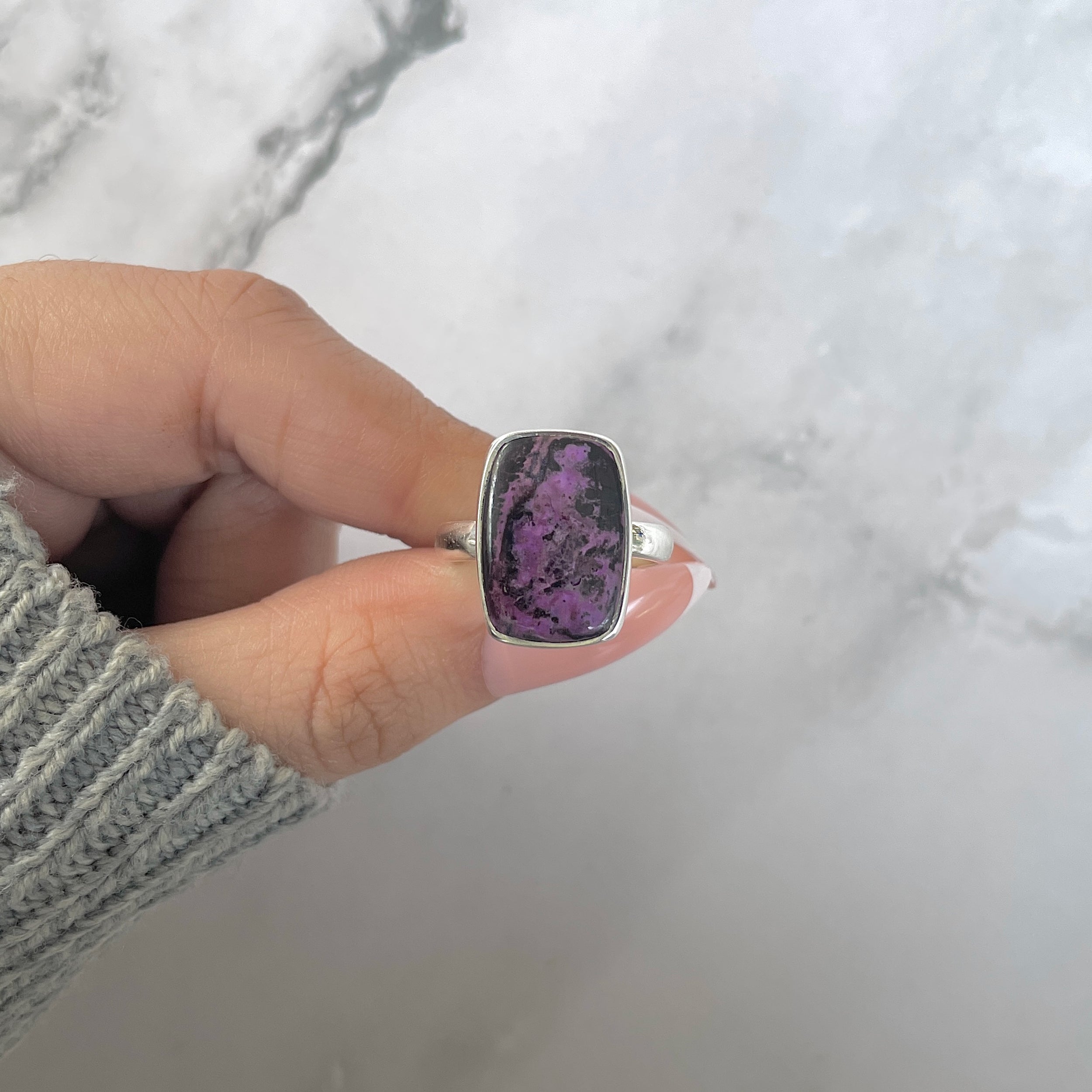 Sugilite Adjustable Ring-(SGL-R-51.)